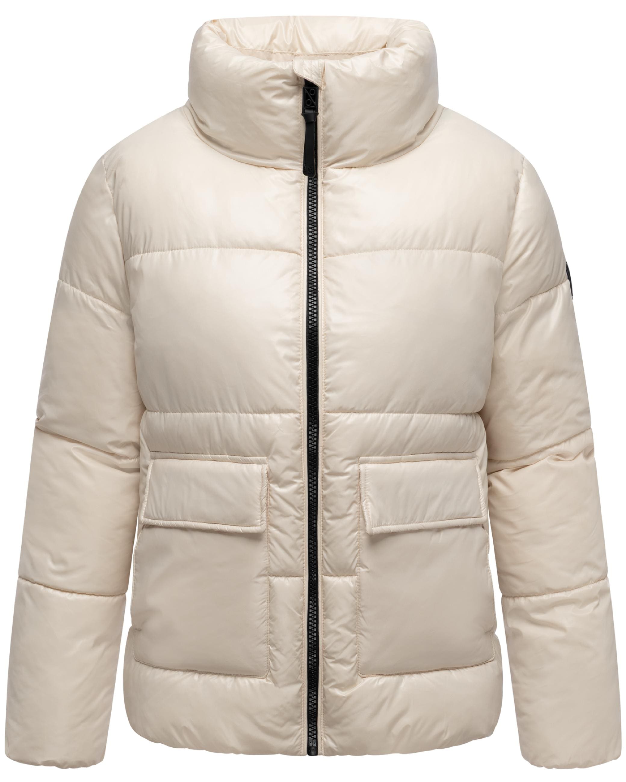 Navahoo Kurzjacke »Kurzjacke Eispracht 14« ohne Kapuze Kurze gesteppte Damen Winterjacke