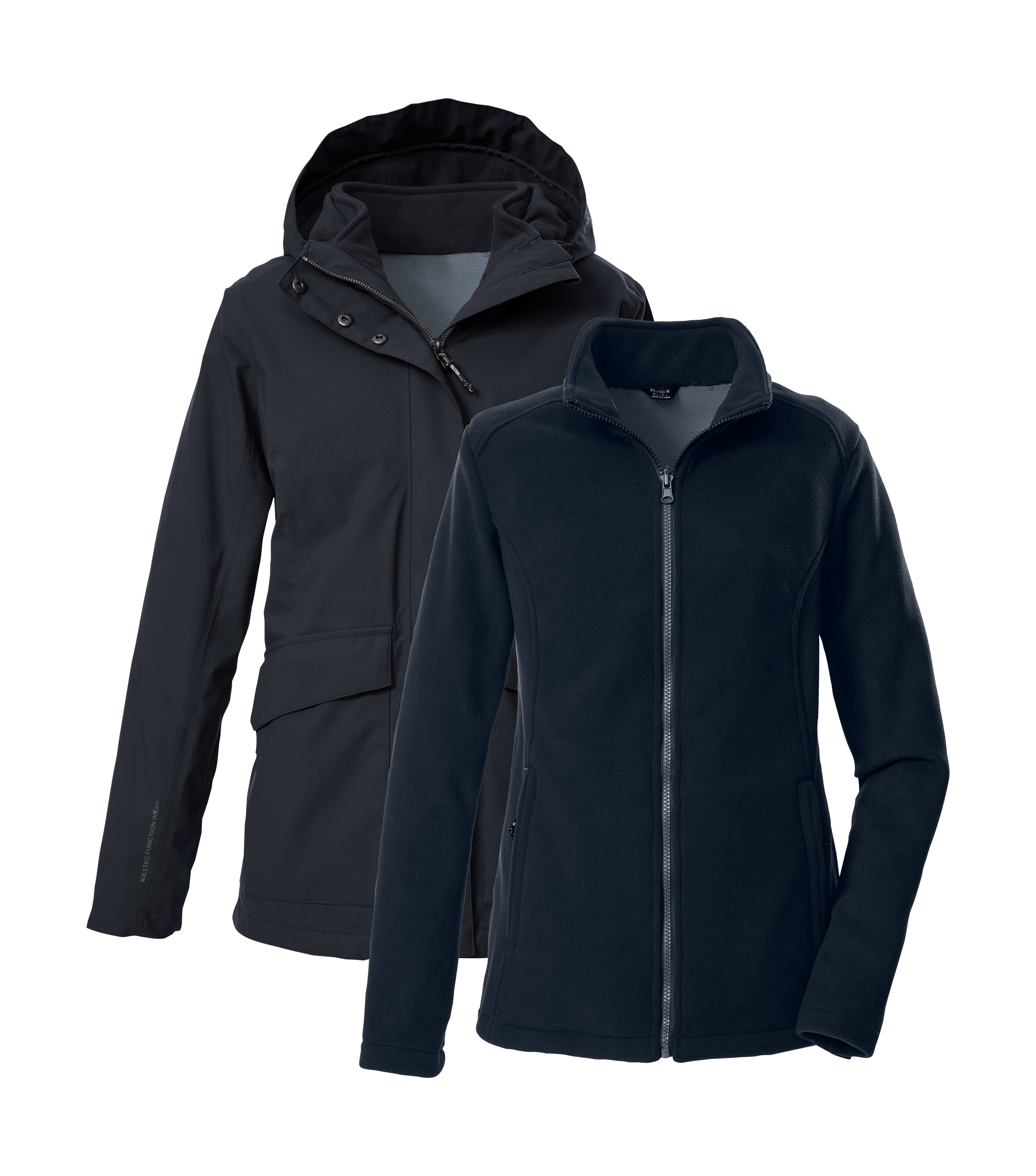 Killtec 3-in-1-Funktionsjacke »KOW 189 WMN JCKT« 3 in 1 Damenjacke: wasserdicht, atmungsaktiv, Fleece einzippen