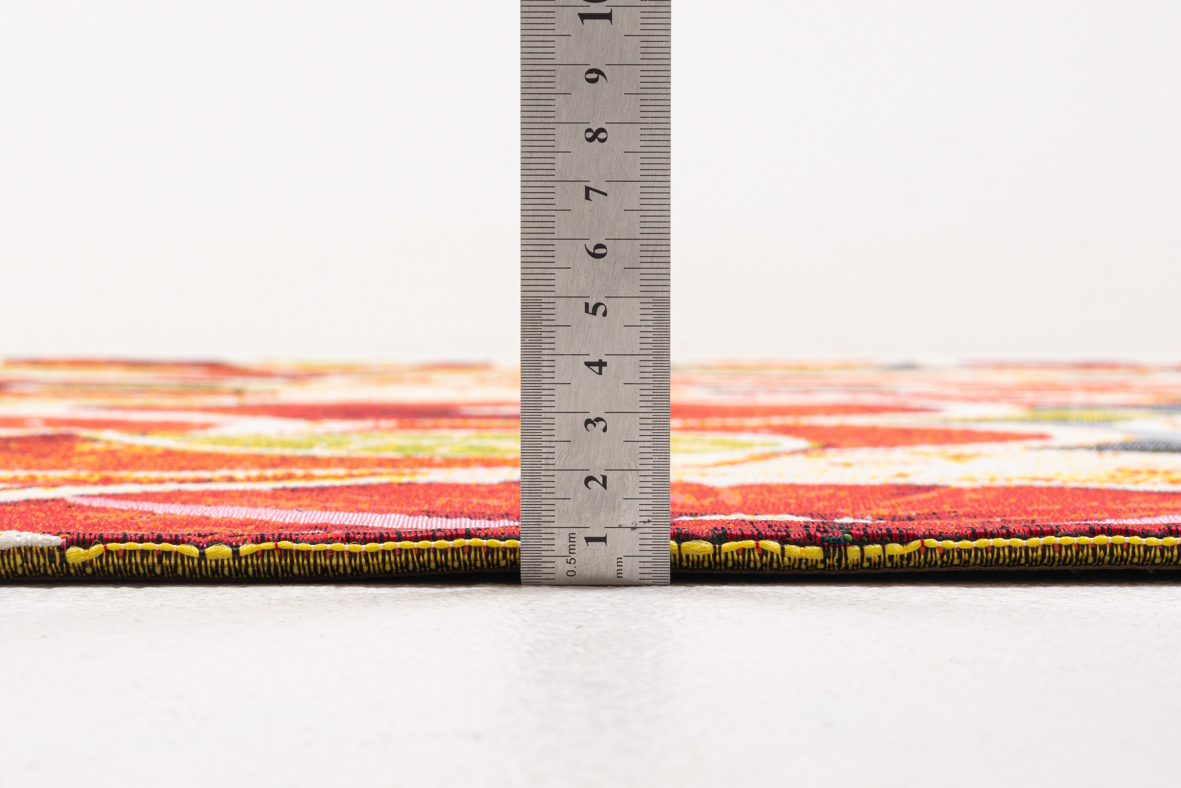 Sansibar Teppich »Rantum Beach 003« rechteckig 5 mm Höhe Flachgewebe, modernes Sommer Design, In- und Outdoor geeignet
