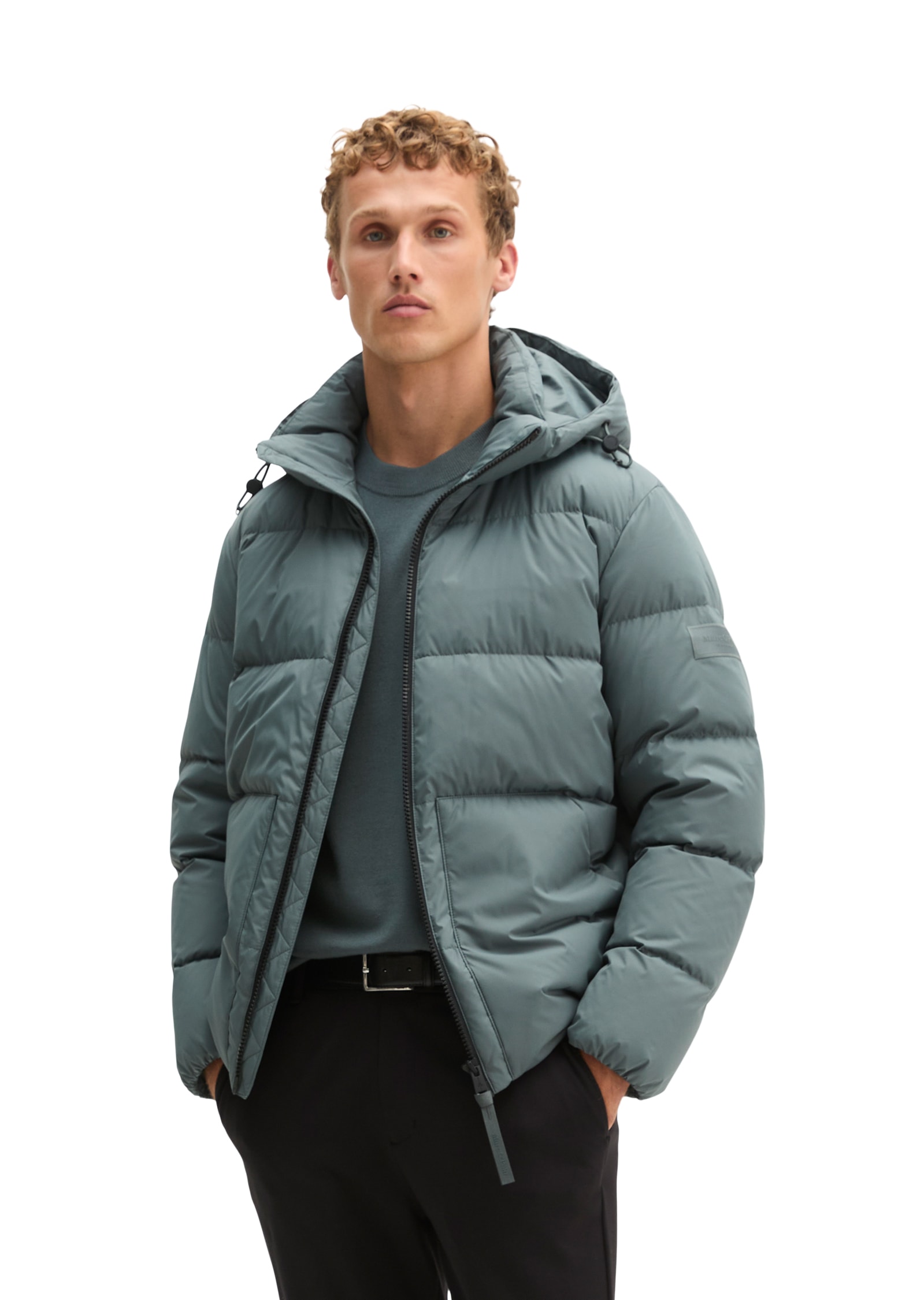 Marc O'Polo Daunenjacke mit weiten-verstellbarem Saum und abnehmbarer Lapuze
