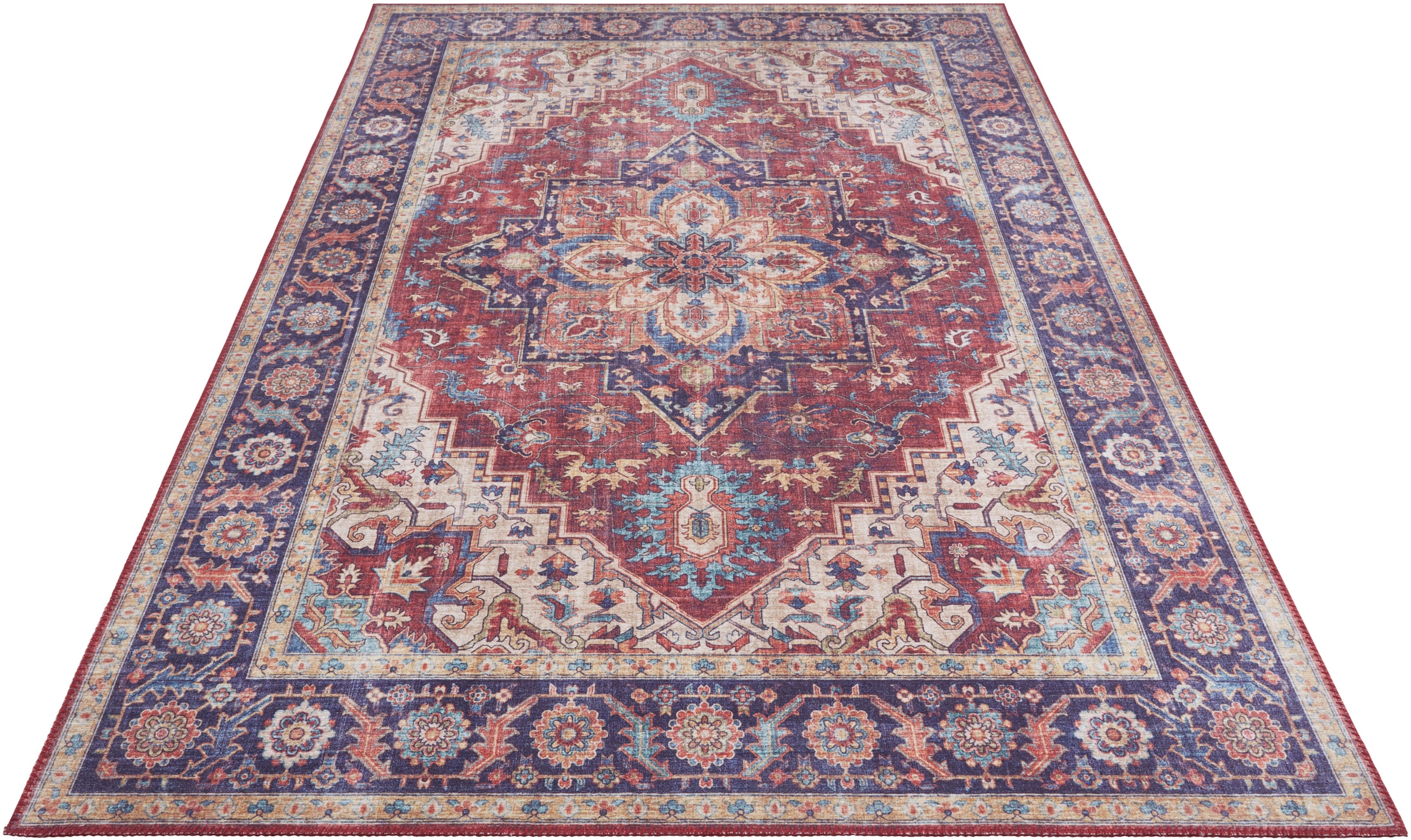 NOURISTAN Teppich »Anthea«, rechteckig, 5 mm Höhe, Orientalisch, Läufer, Vintage, Wohnzimmer, Schlafzimmer, Esszimmer