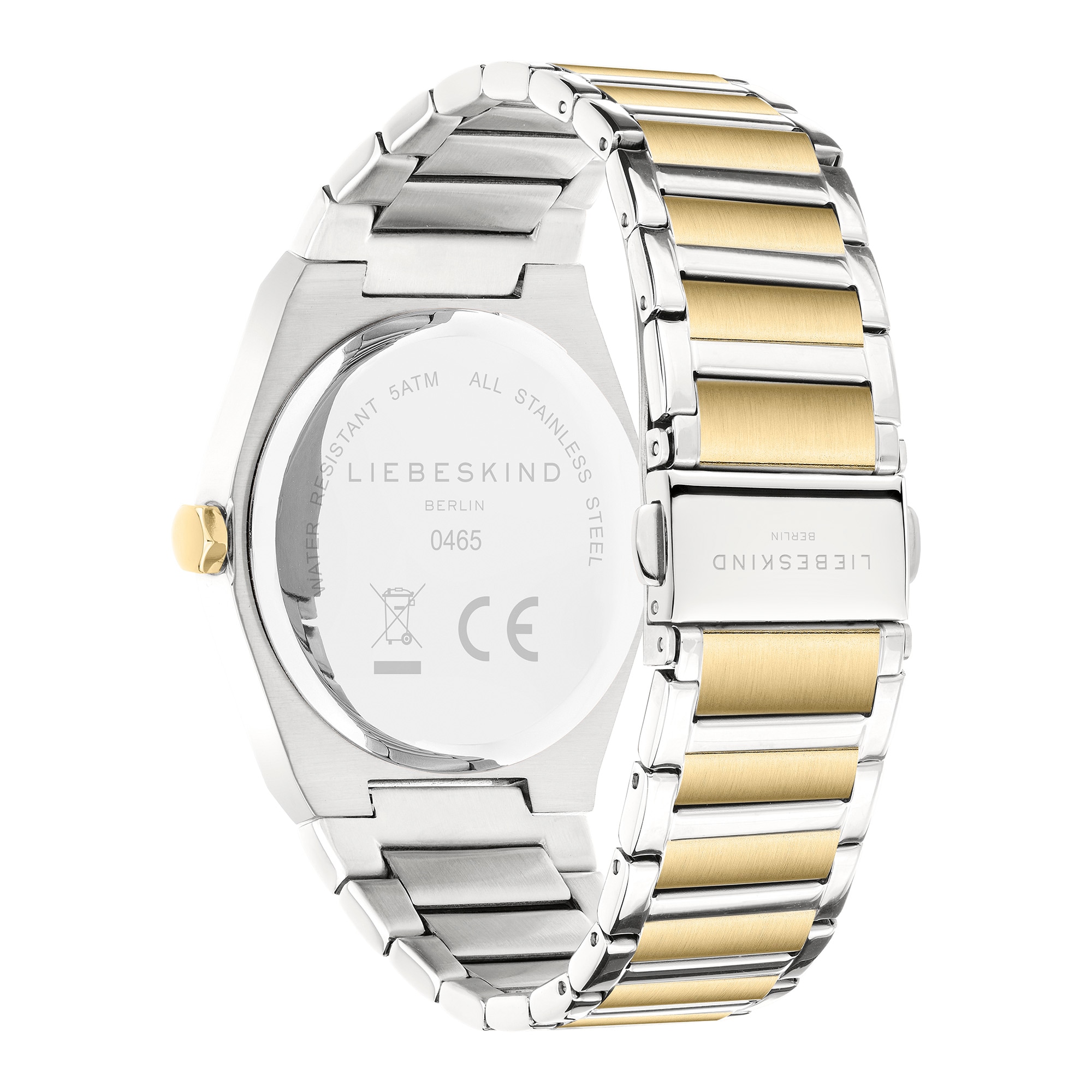 Liebeskind Berlin Quarzuhr »Minimalist 48 mm« Armbanduhr, Damenuhr, Herrenuhr, Edelstahlarmband, analog