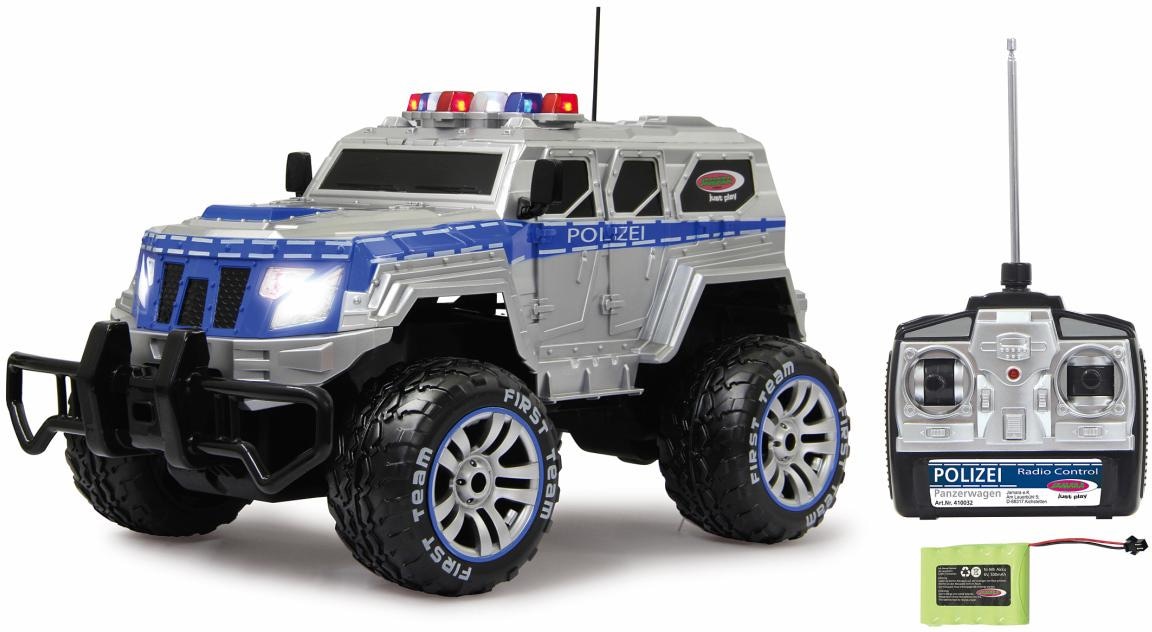 Jamara RC-Monstertruck »Polizei Panzerwagen«, (Set, Komplettset)