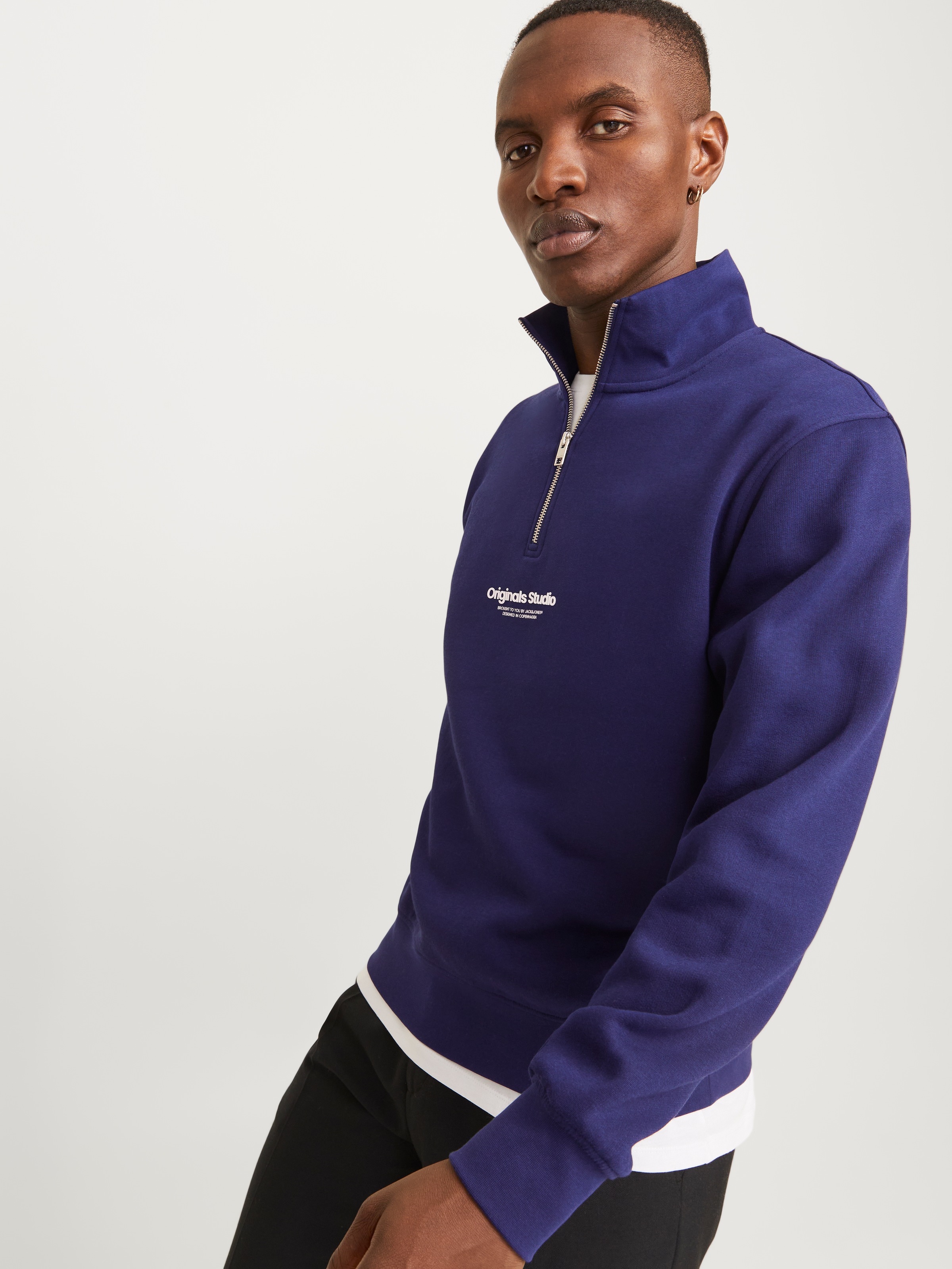 Jack & Jones Sweatshirt »JORVESTERBRO SWEAT QUARTER ZIP HN NOOS«