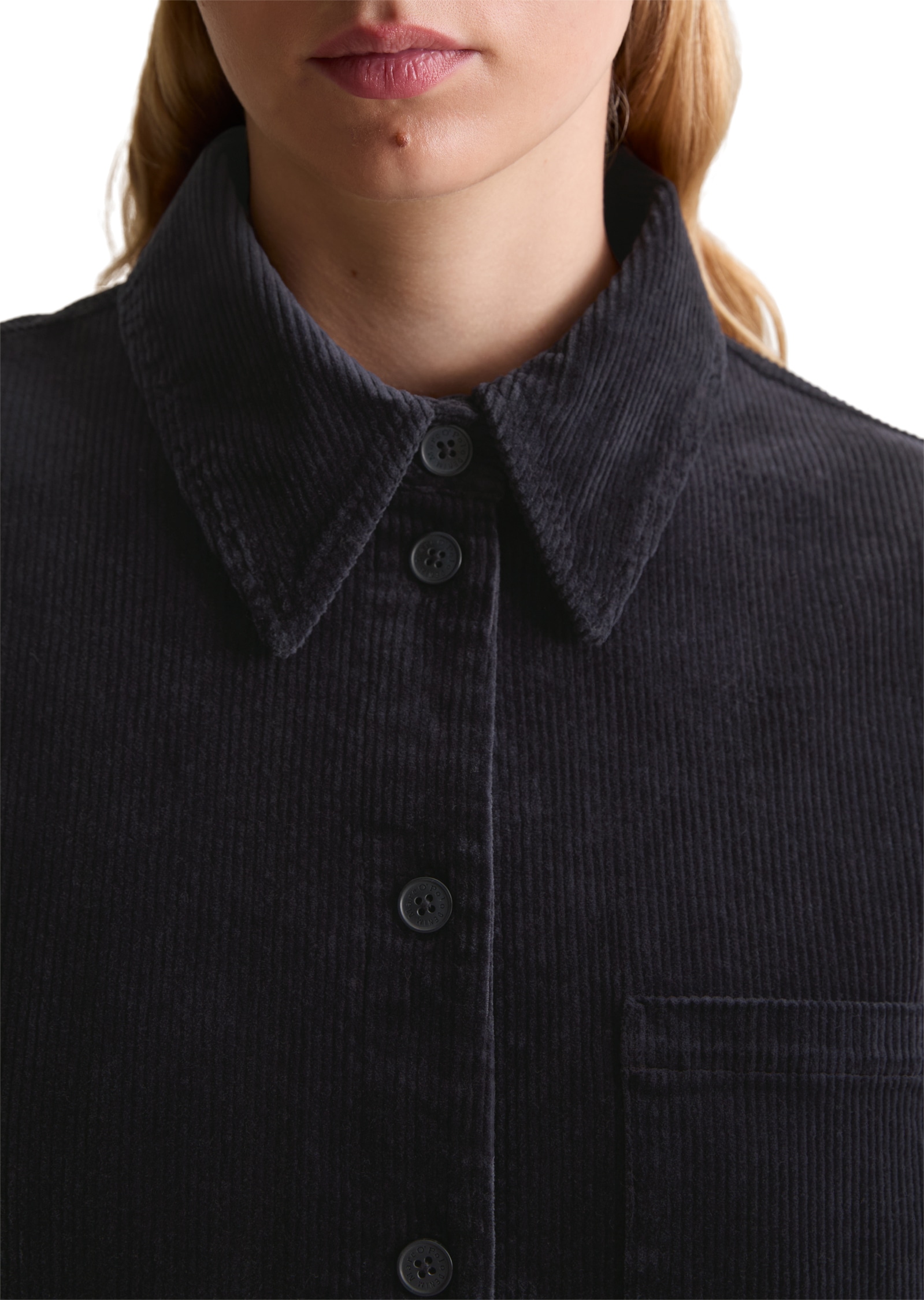 Marc O'Polo DENIM Hemdbluse, aus mittelschwerem Cord-Stretch, relaxed fit