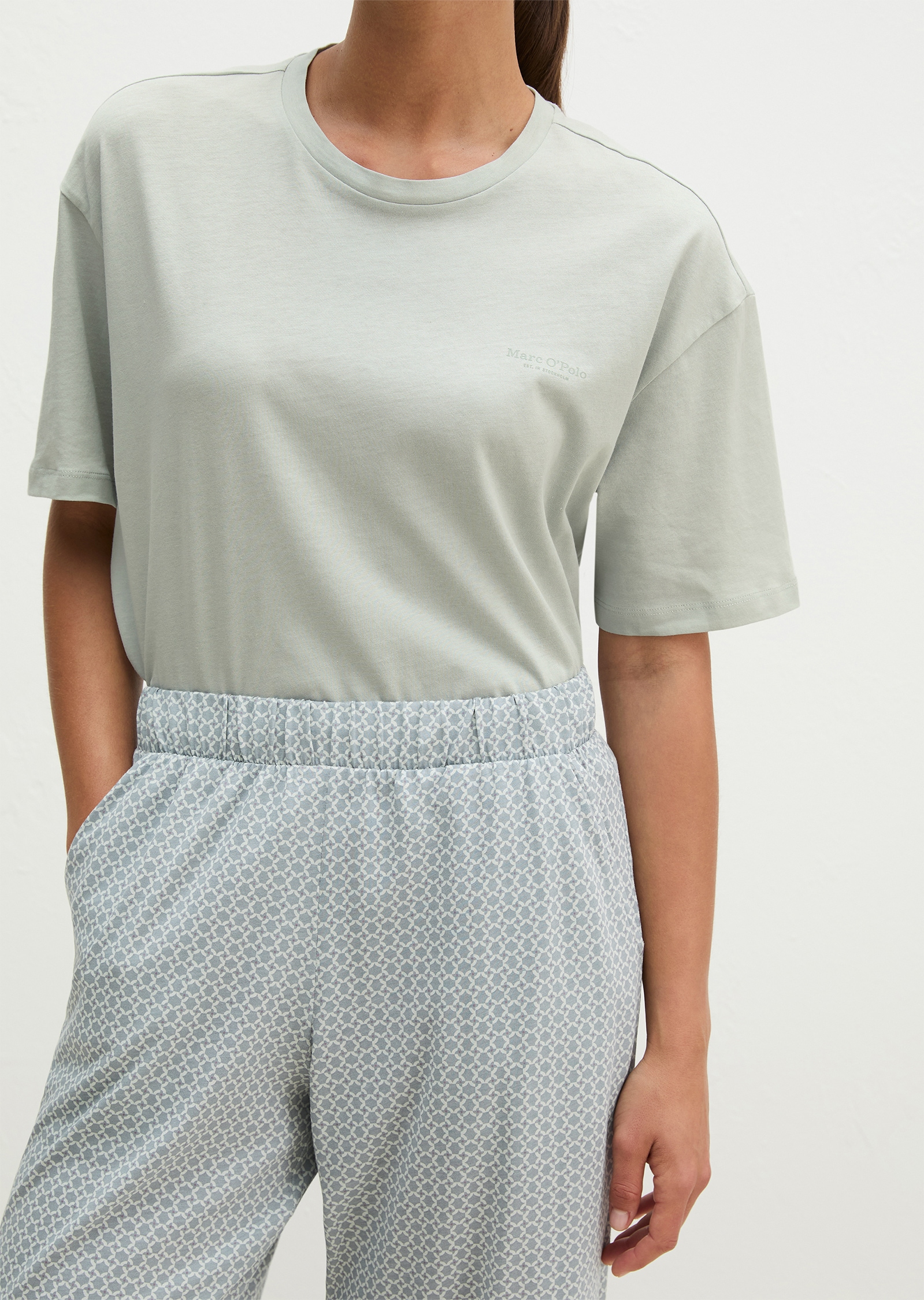 Marc O'Polo Pyjama »Mix & Match Cotton« aus Baumwoll-Jersey, mit geometrischen Prints, für Erwachsene