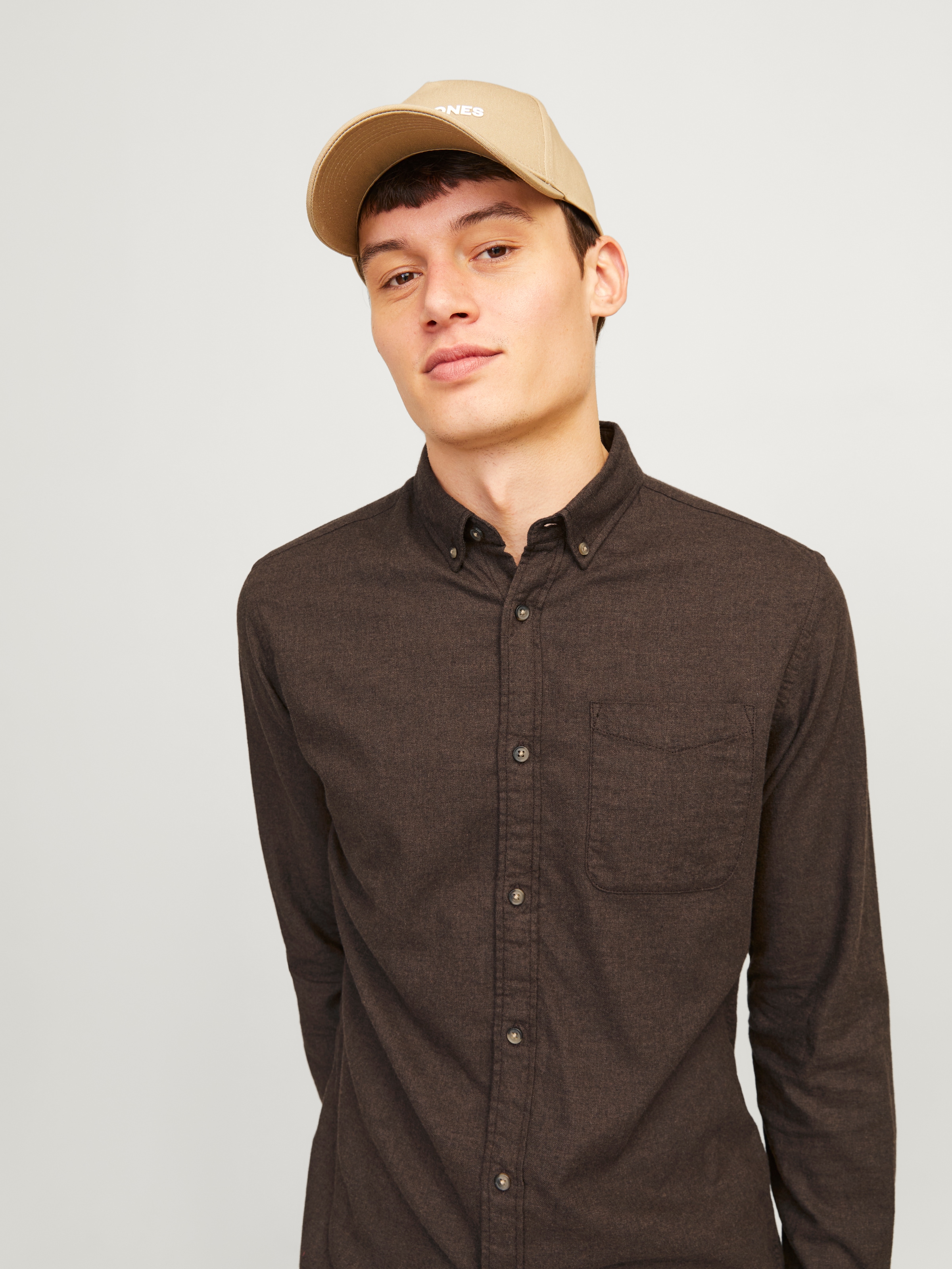 Jack & Jones Langarmhemd »JJECLASSIC MELANGE SHIRT LS SN«