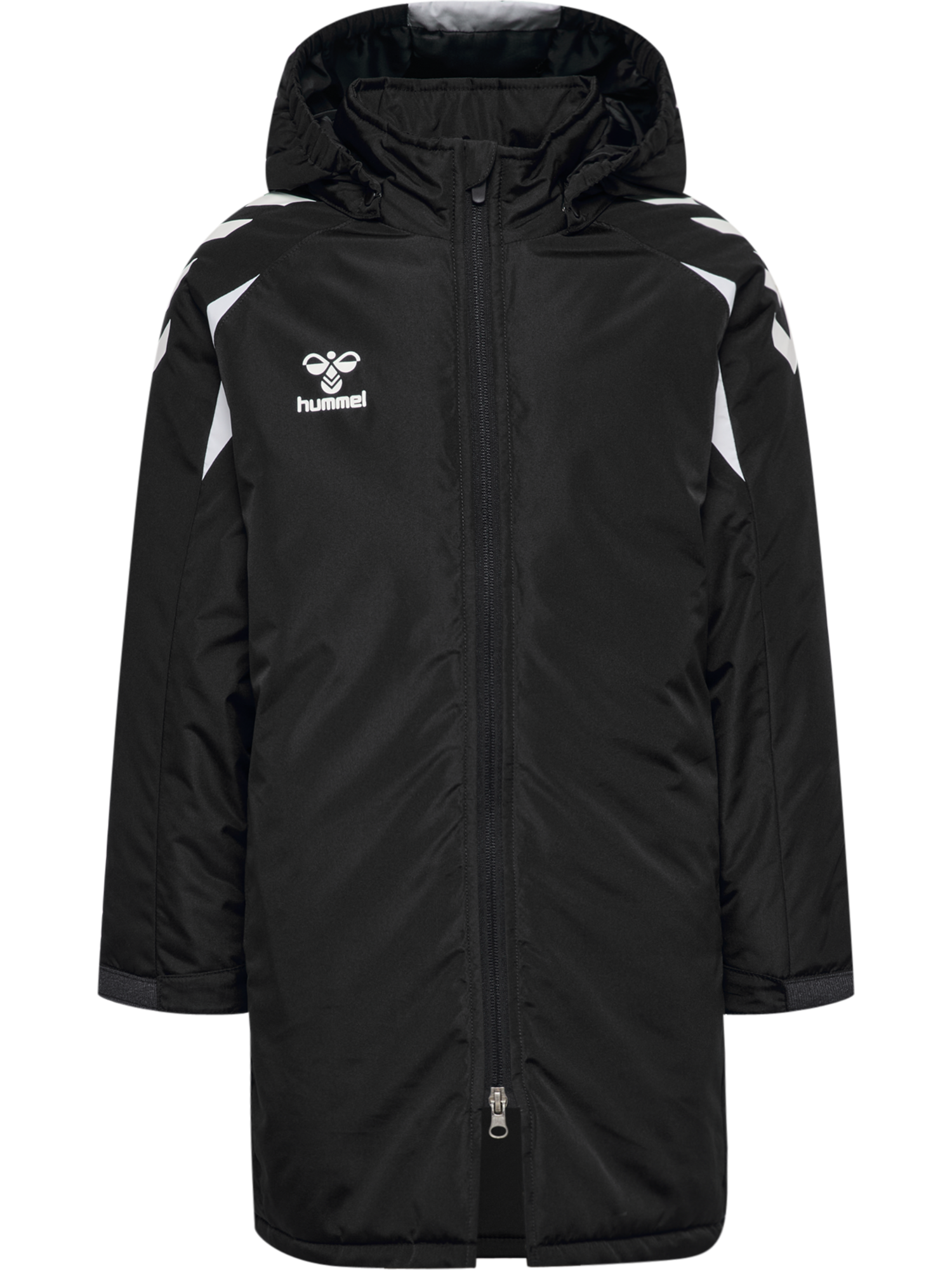 hummel Stadionjacke »HMLCORE 2.0 BENCH JACKET KIDS« für Kinder und Jugendliche, aus Polyester, aus Interlock-Stoff