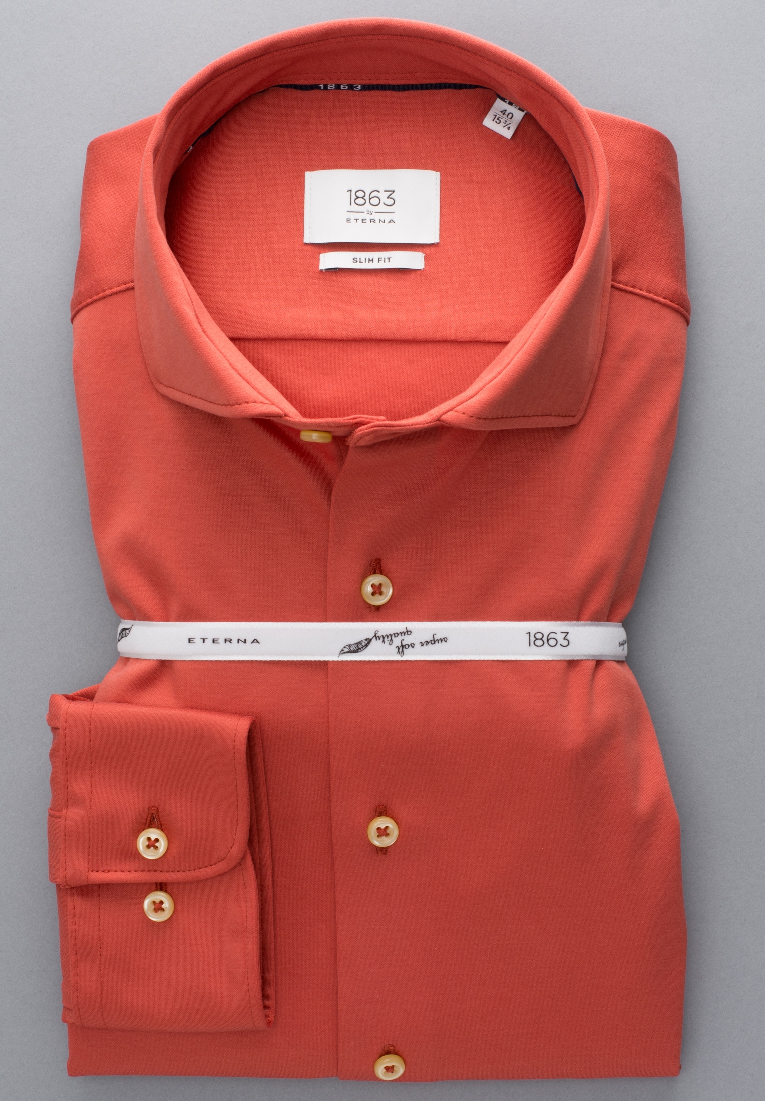 Eterna Langarmhemd »SLIM FIT«, NON IRON (bügelfrei)