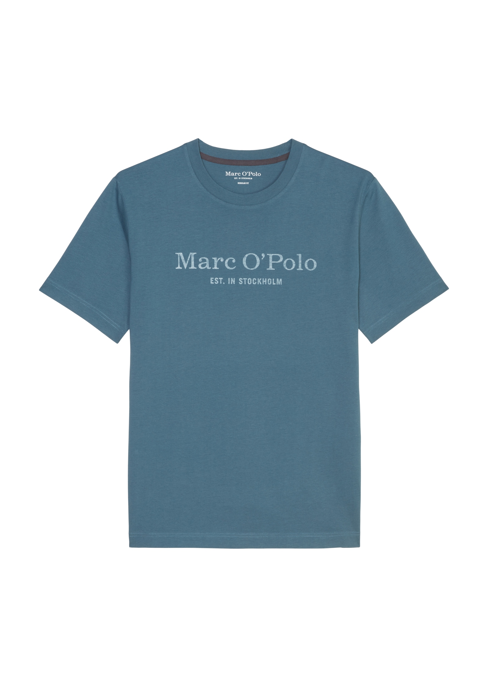 Marc O'Polo T-Shirt, mit tonigem Label-Print vorne