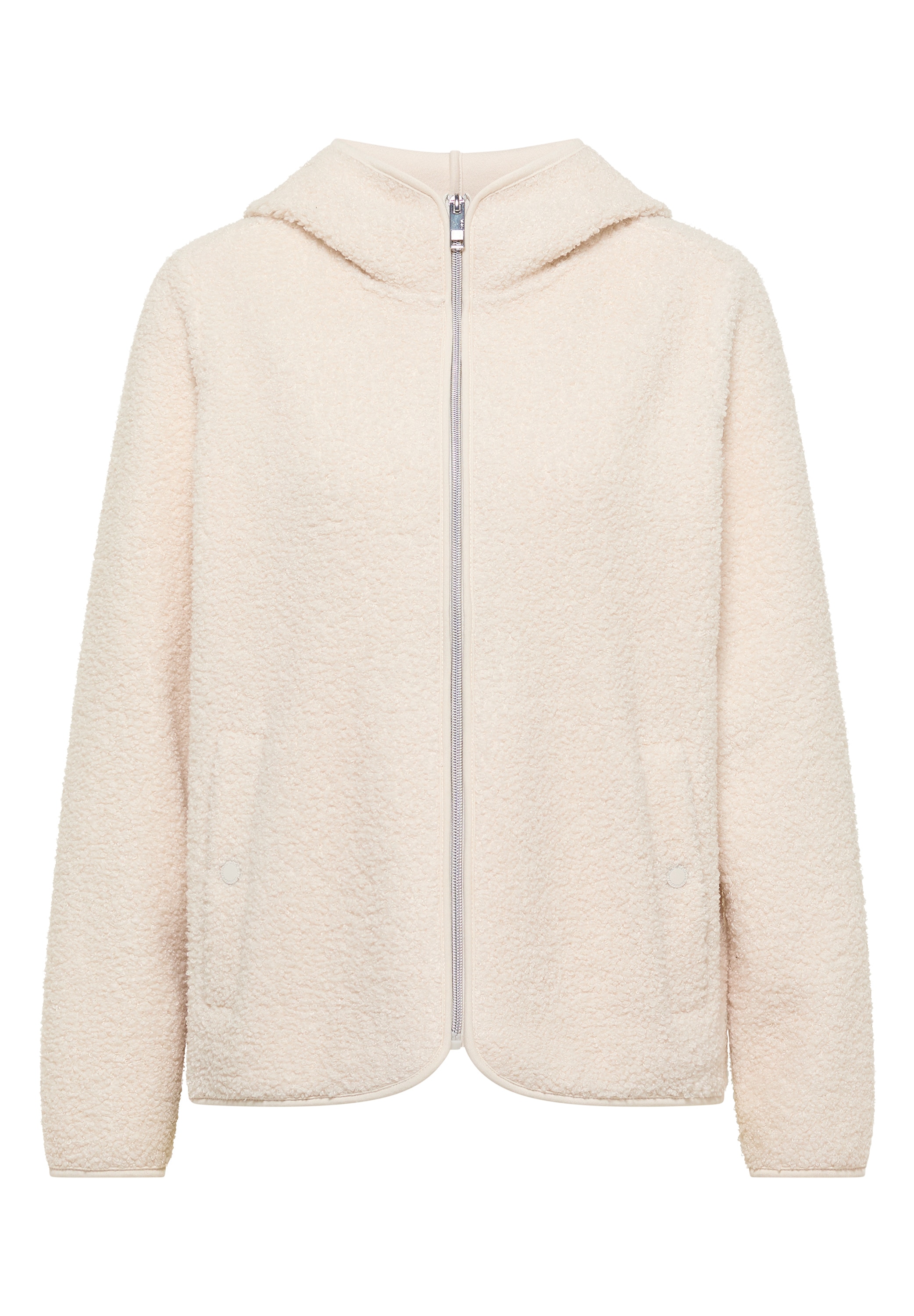 Cecil Kapuzenplüschjacke mit Kapuze weiche Teddy-Qualität, mit Kapuze