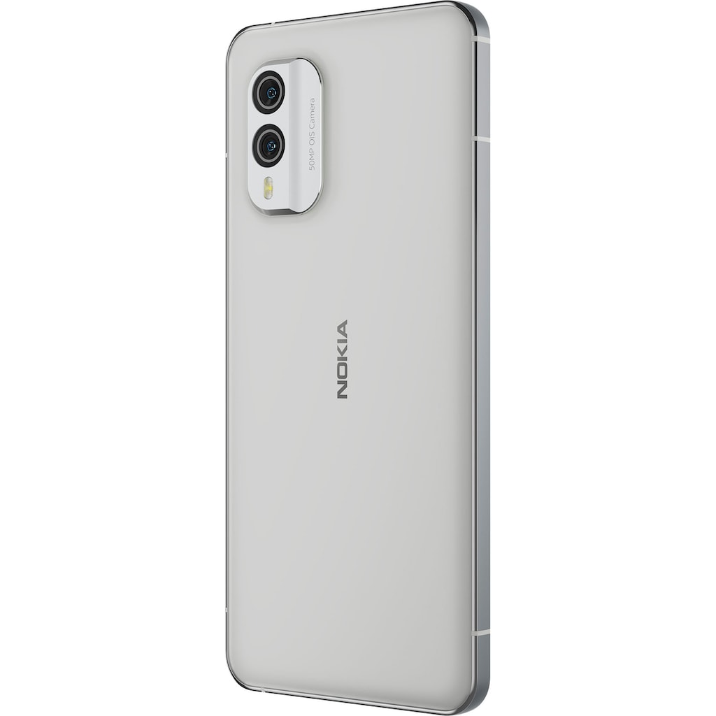 Nokia Smartphone »X30 5G«, Ice White, 16,33 cm/6,43 Zoll, 128 GB Speicherplatz, 50 MP Kamera
