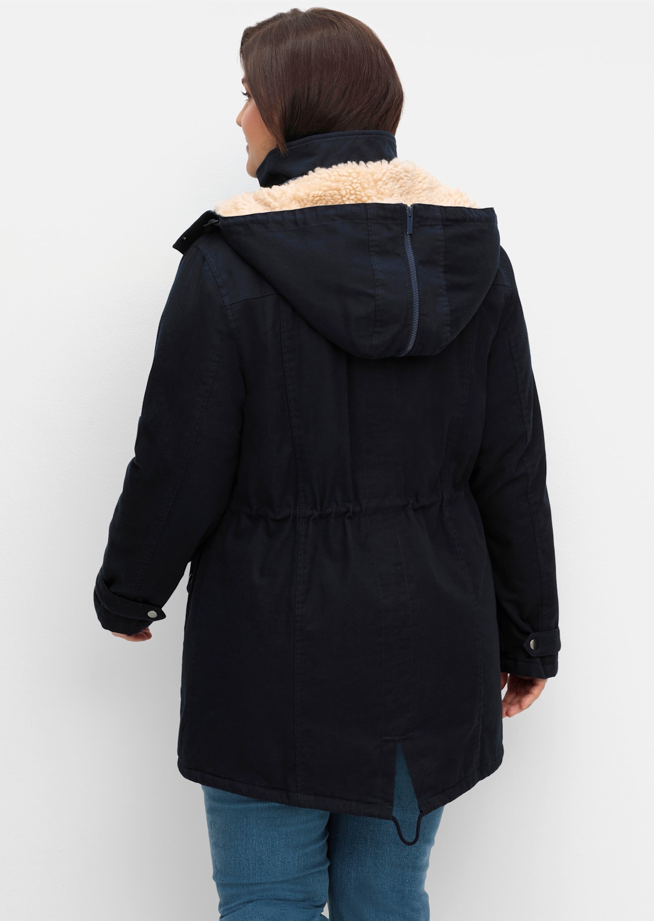 Sheego Parka, mit Kapuze