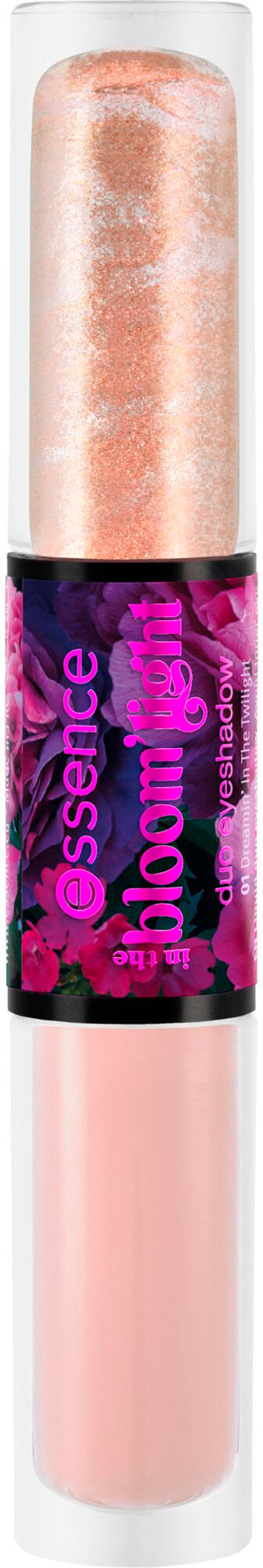 Essence Lidschatten »in the bloom'light duo eyeshadow«, (Packung, 3 tlg.), mit hochpigmentierter Textur