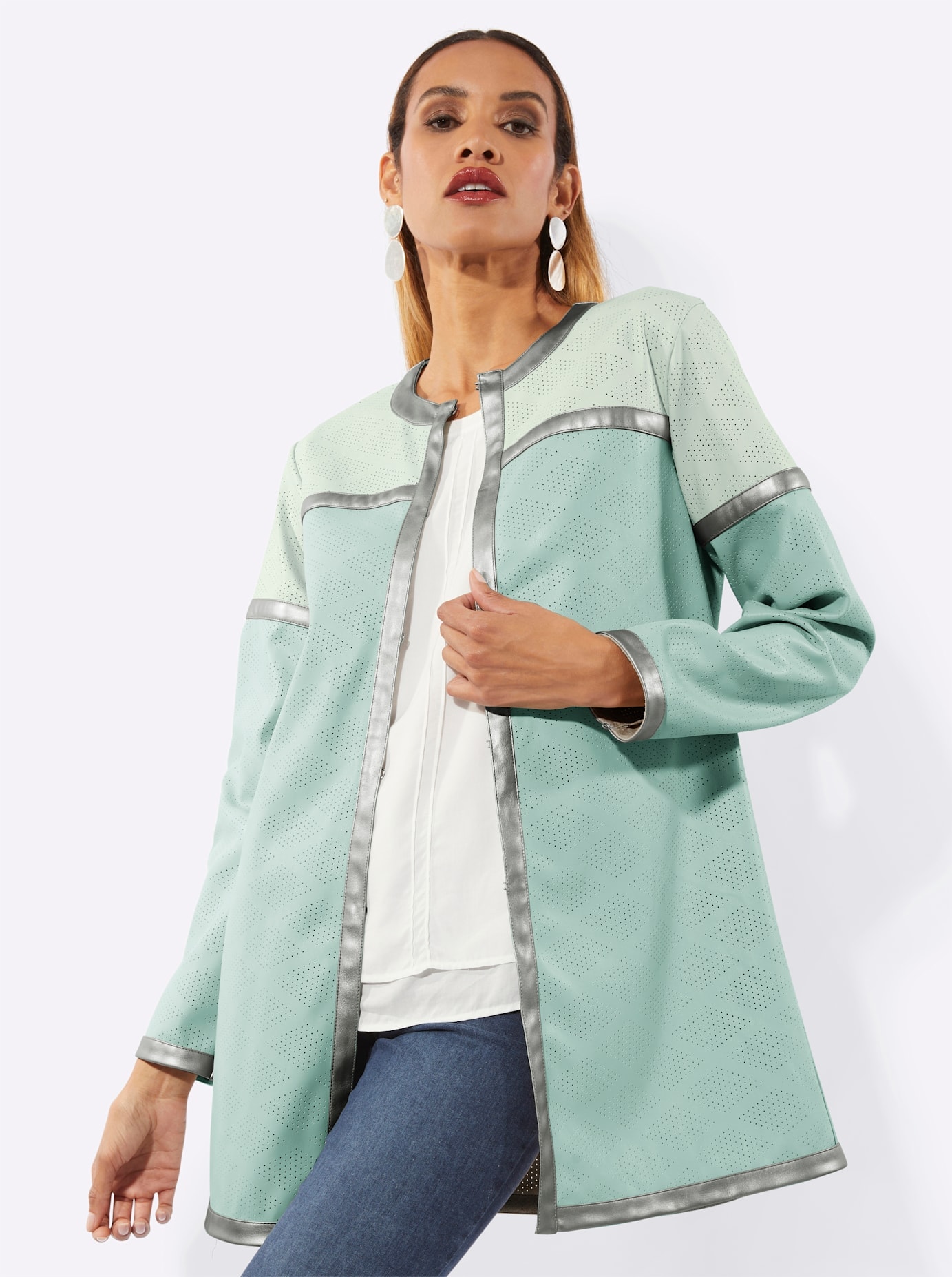 Mainpol Lederimitat-Blazer »Lederimitat-Blazer«