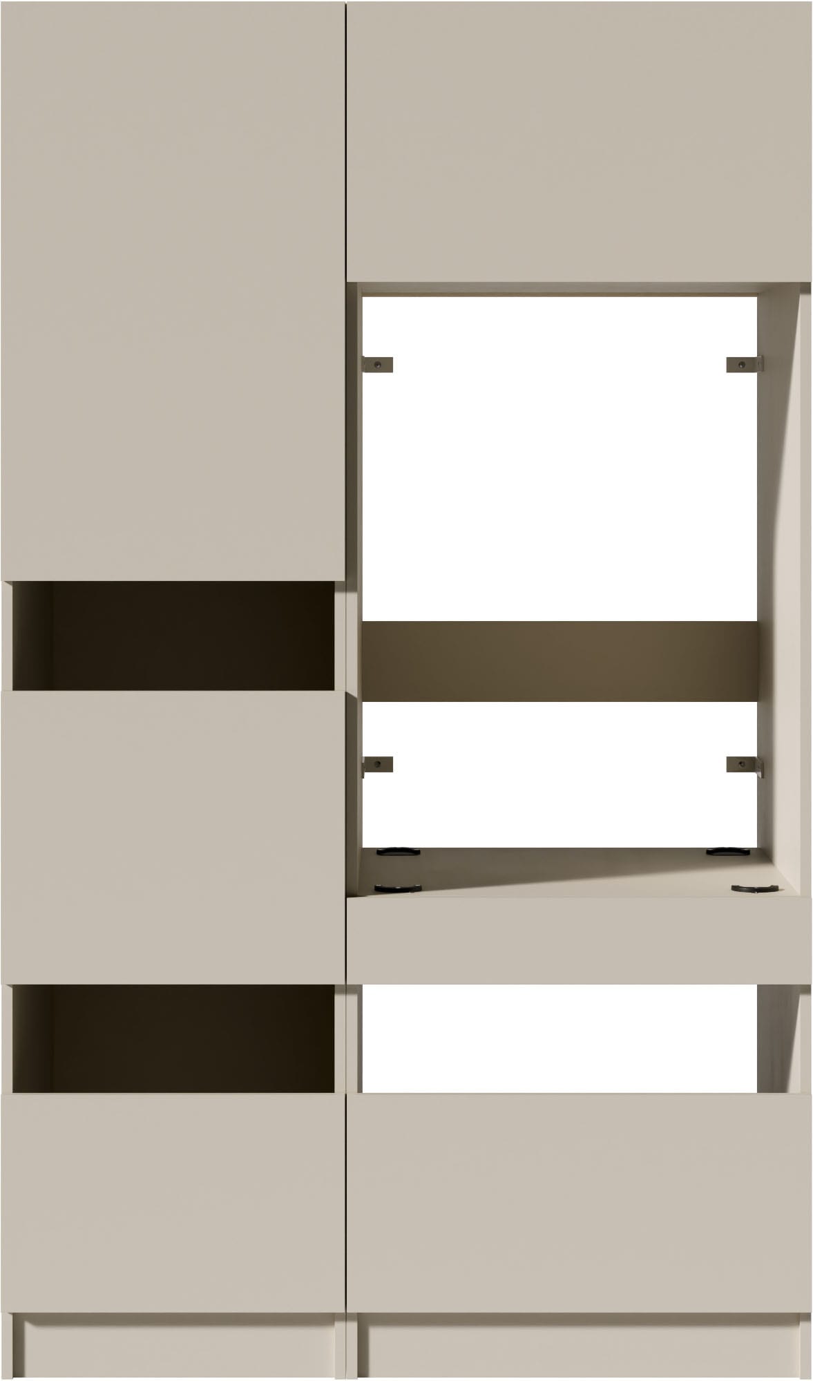 BASIC by Balculina Mehrzweckschrank-Set »Washhome B/T/H 118x68x200 cm« 2 Stk. tlg.