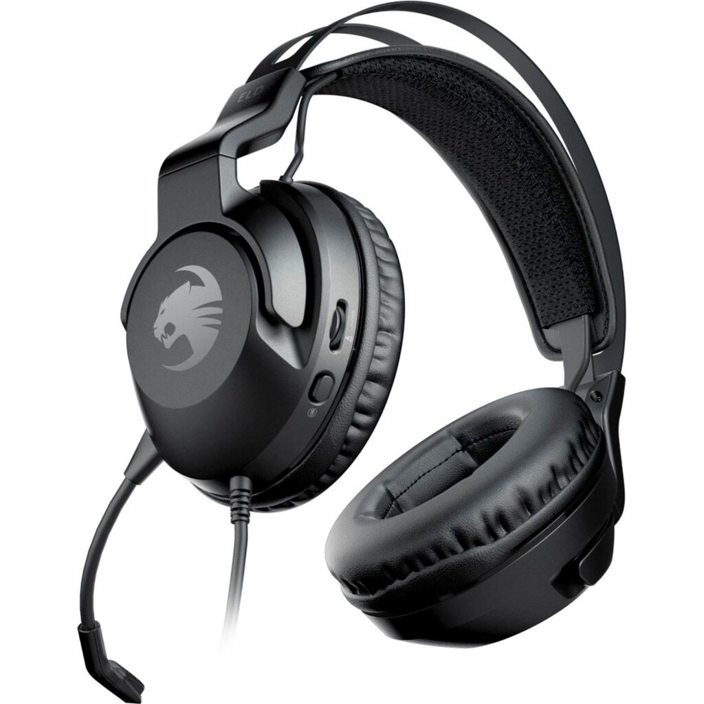 ROCCAT Gaming-Headset »Elo X Stereo für PC, Mac, Xbox, PlayStation & Mobilgeräte«, Mikrofon abnehmbar-Rauschunterdrückung