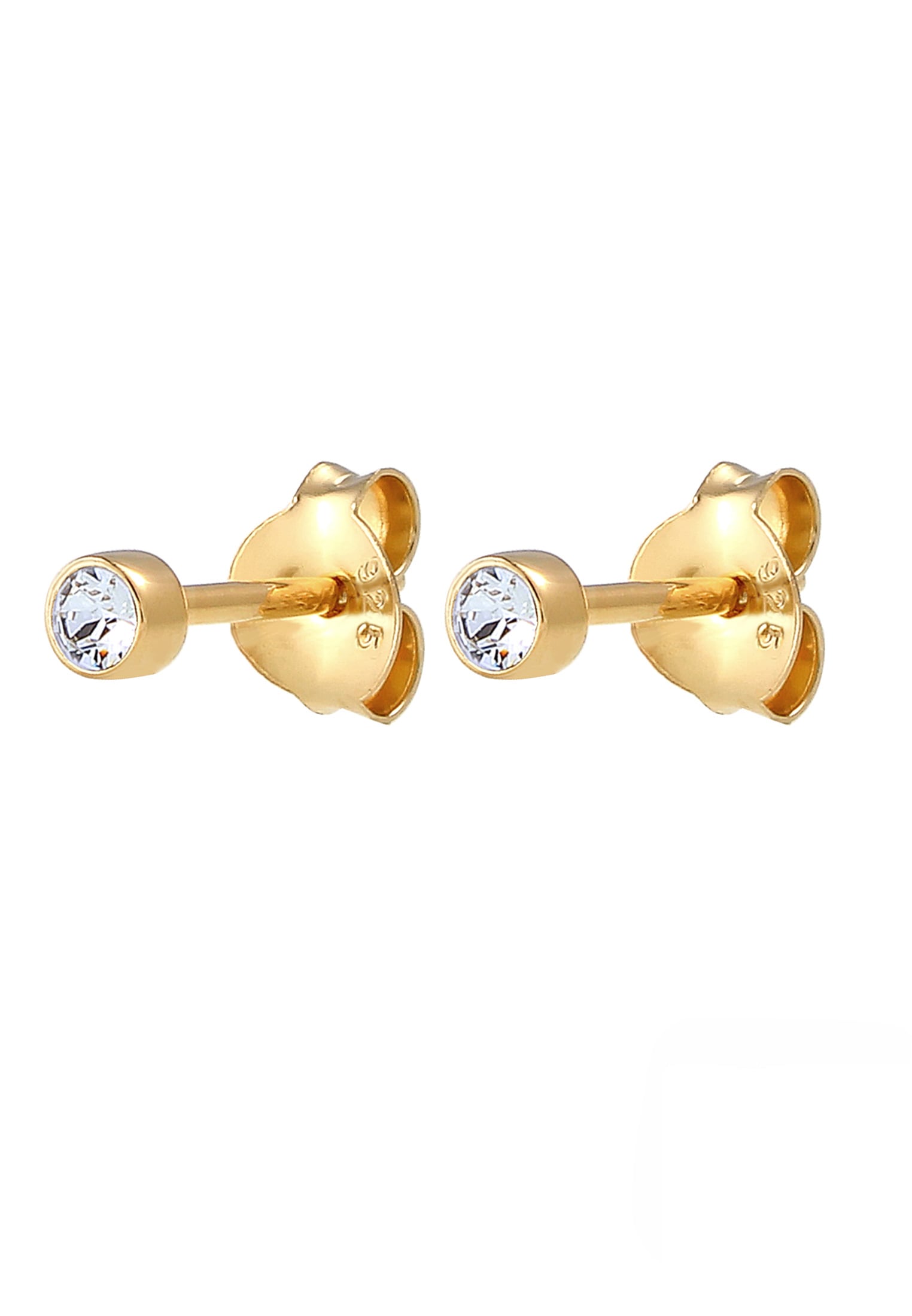 Elli Paar Ohrstecker »Ohrringe Kinder Basic Kristalle 925 Silber«