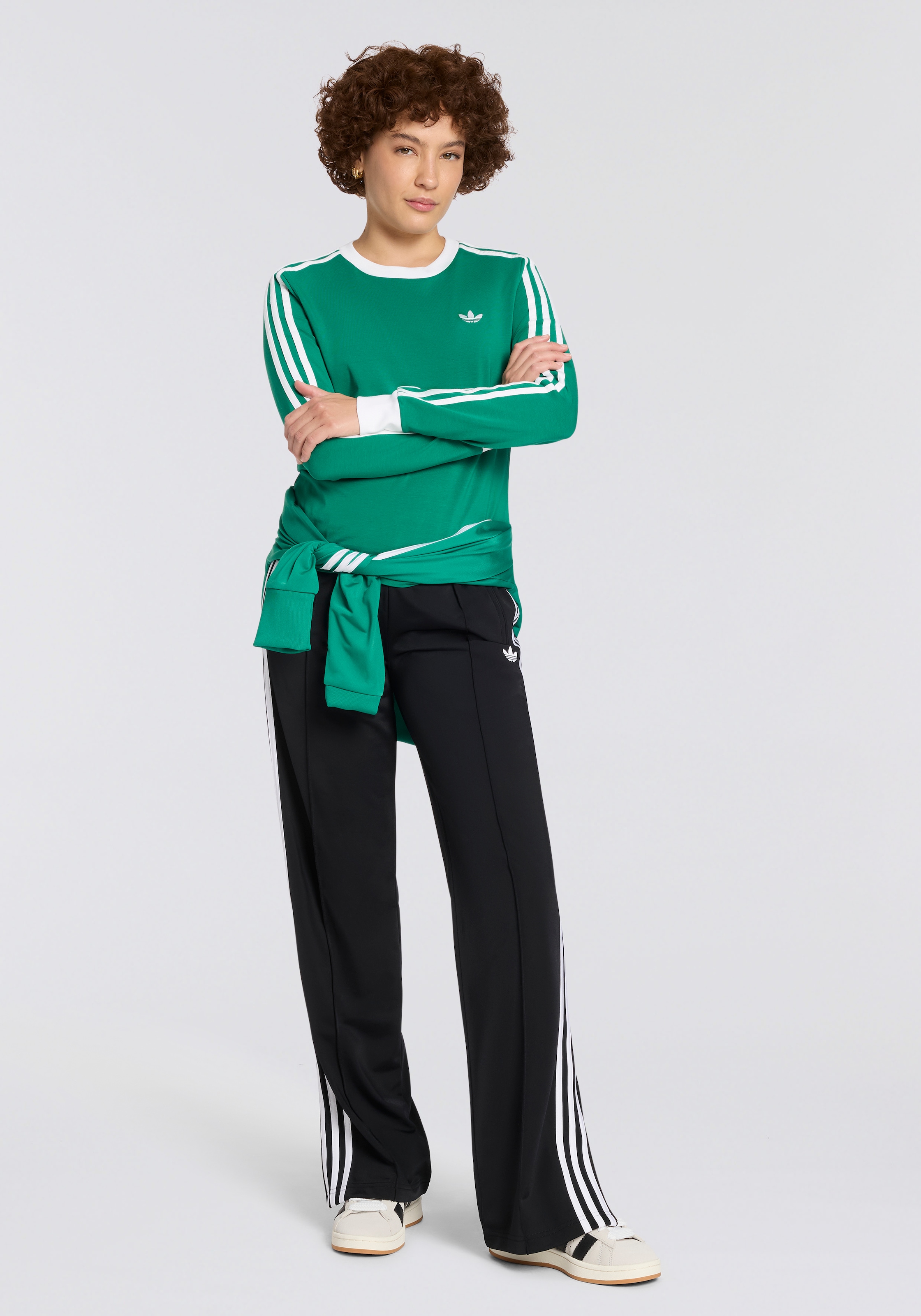 adidas Originals Langarmshirt »3-STREIFEN LANGÄRMLIGES, SCHMAL GESCHNITTEN«