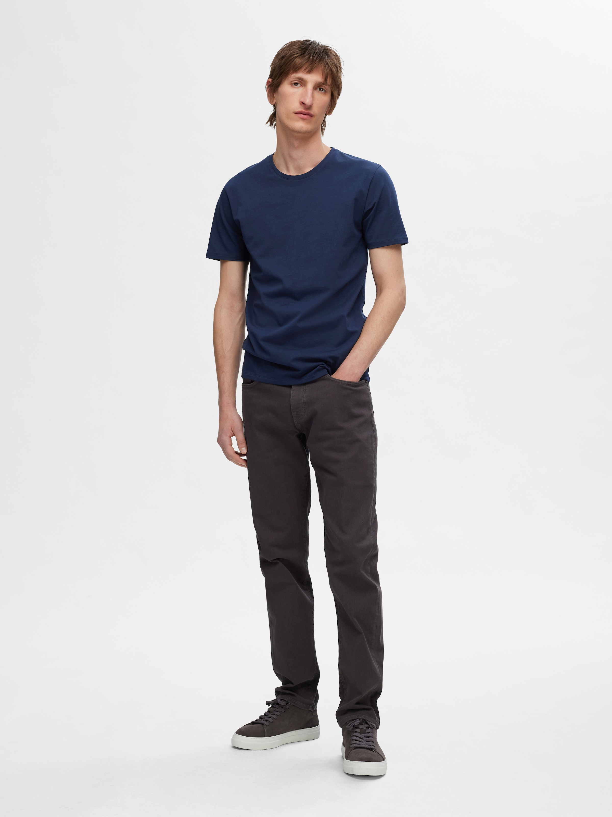SELECTED T-Shirt »SLHROLAND SS O-NECK TEE 3-PACK NOOS«