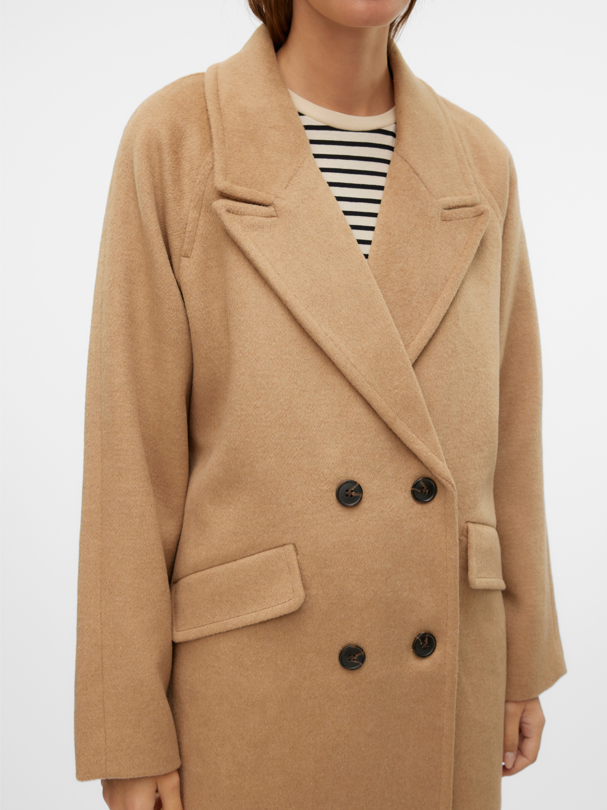 Vero Moda Langmantel »VMHARPER LONG WOOL COAT GA NOOS«, mit Wollanteil