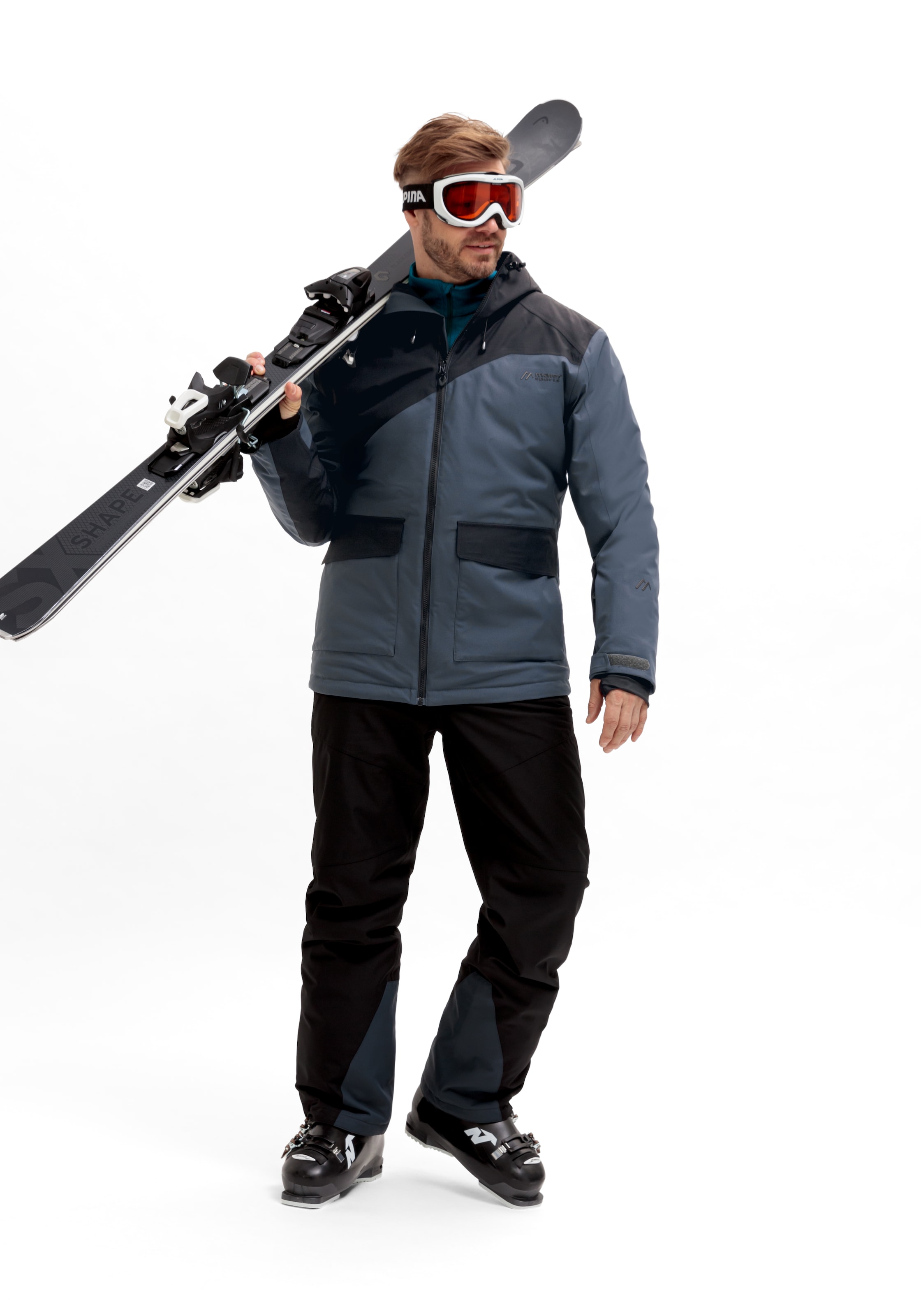Maier Sports Skijacke »Ovindoli M« Herren Winterjacke wattiert u. wasserdicht