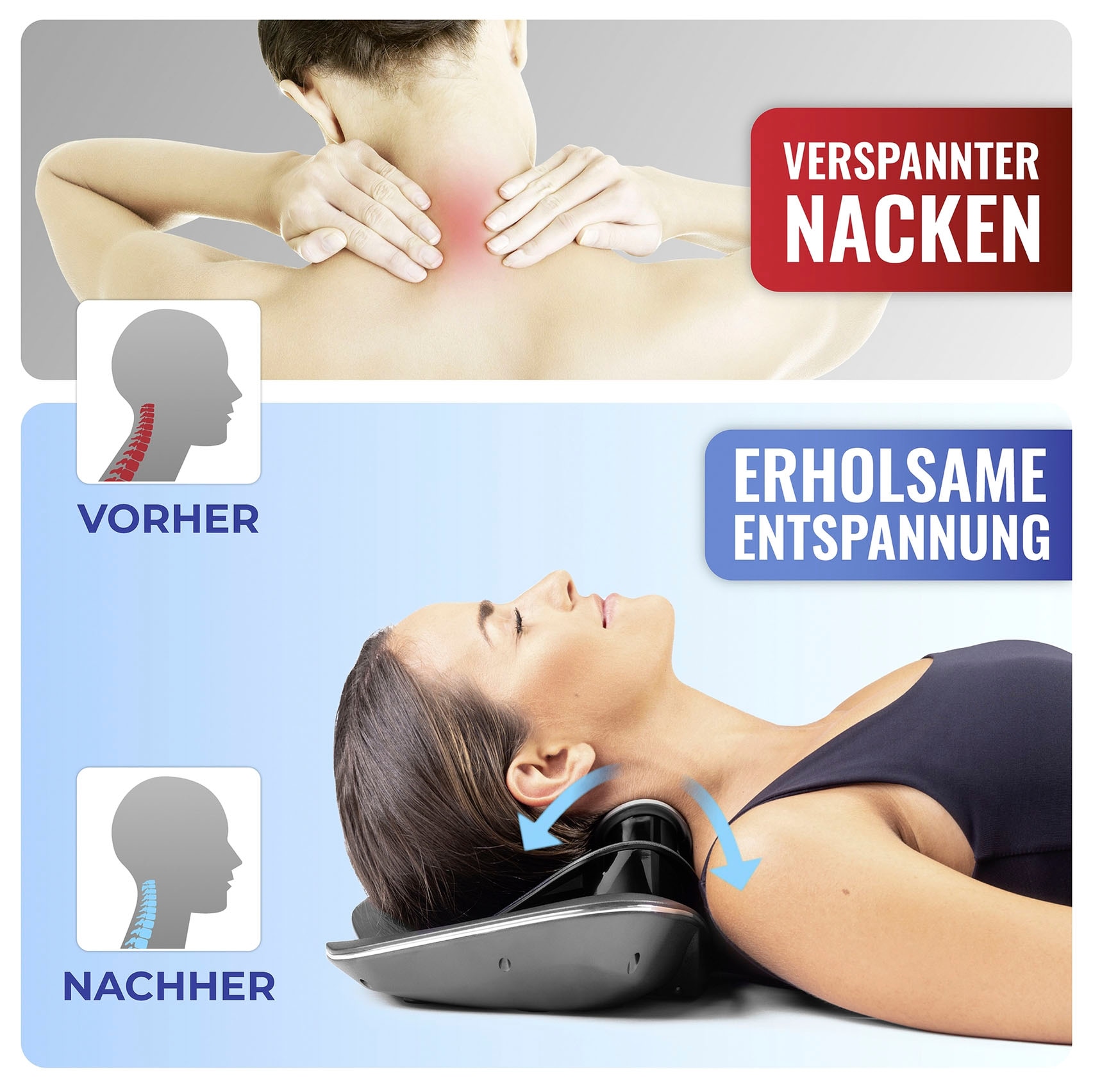 Maximex Massagegerät »Nacken-Strecker«, (1 tlg.), mit Impuls Massage