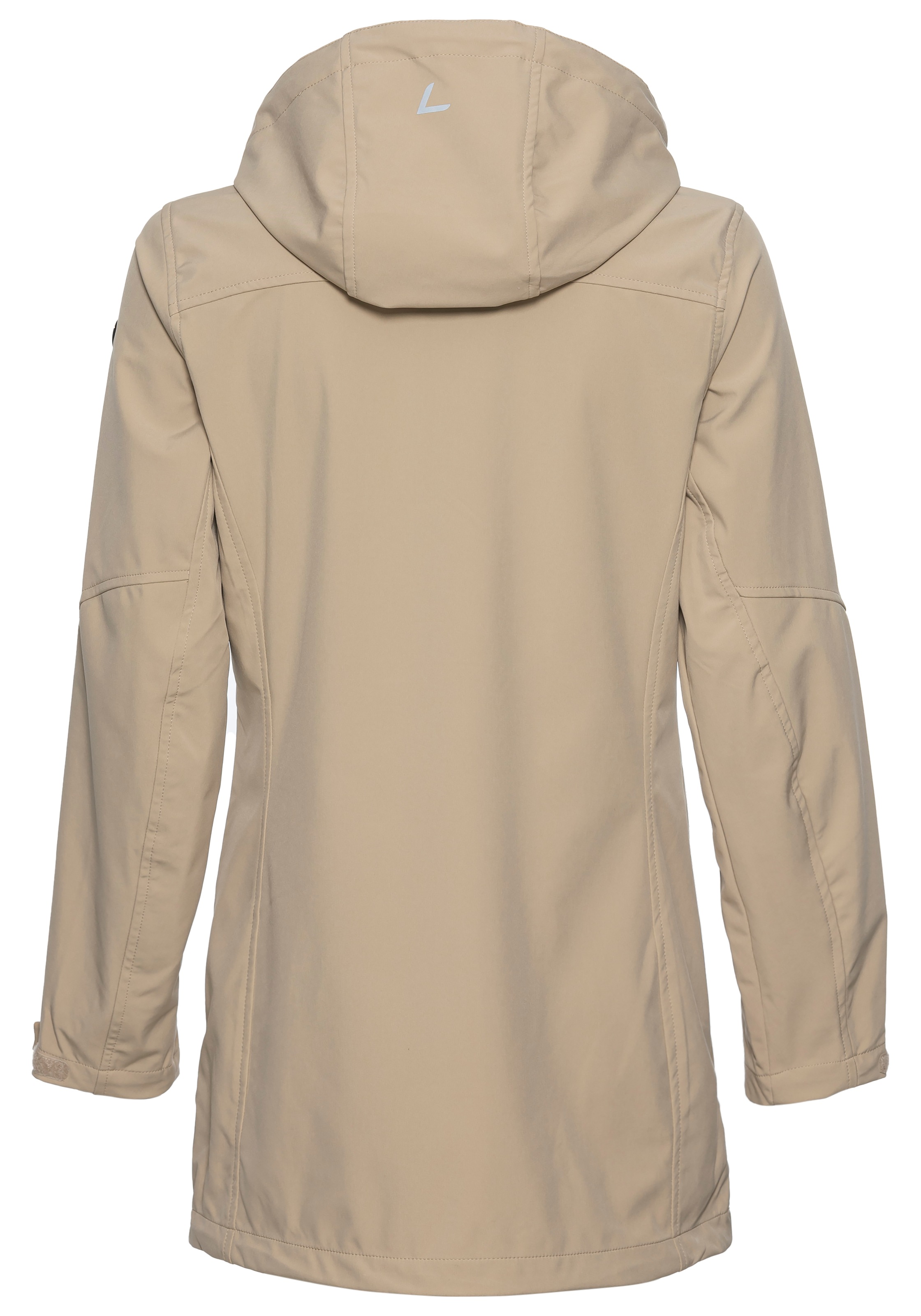 Luhta Softshelljacke, mit Kapuze, mit hohem Stehkragen