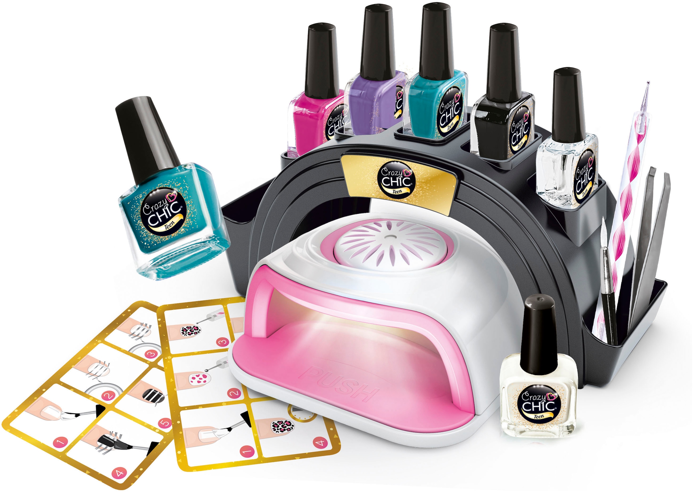 Clementoni® Kreativset »Crazy Chic, Passion Nails«, Made in Europe