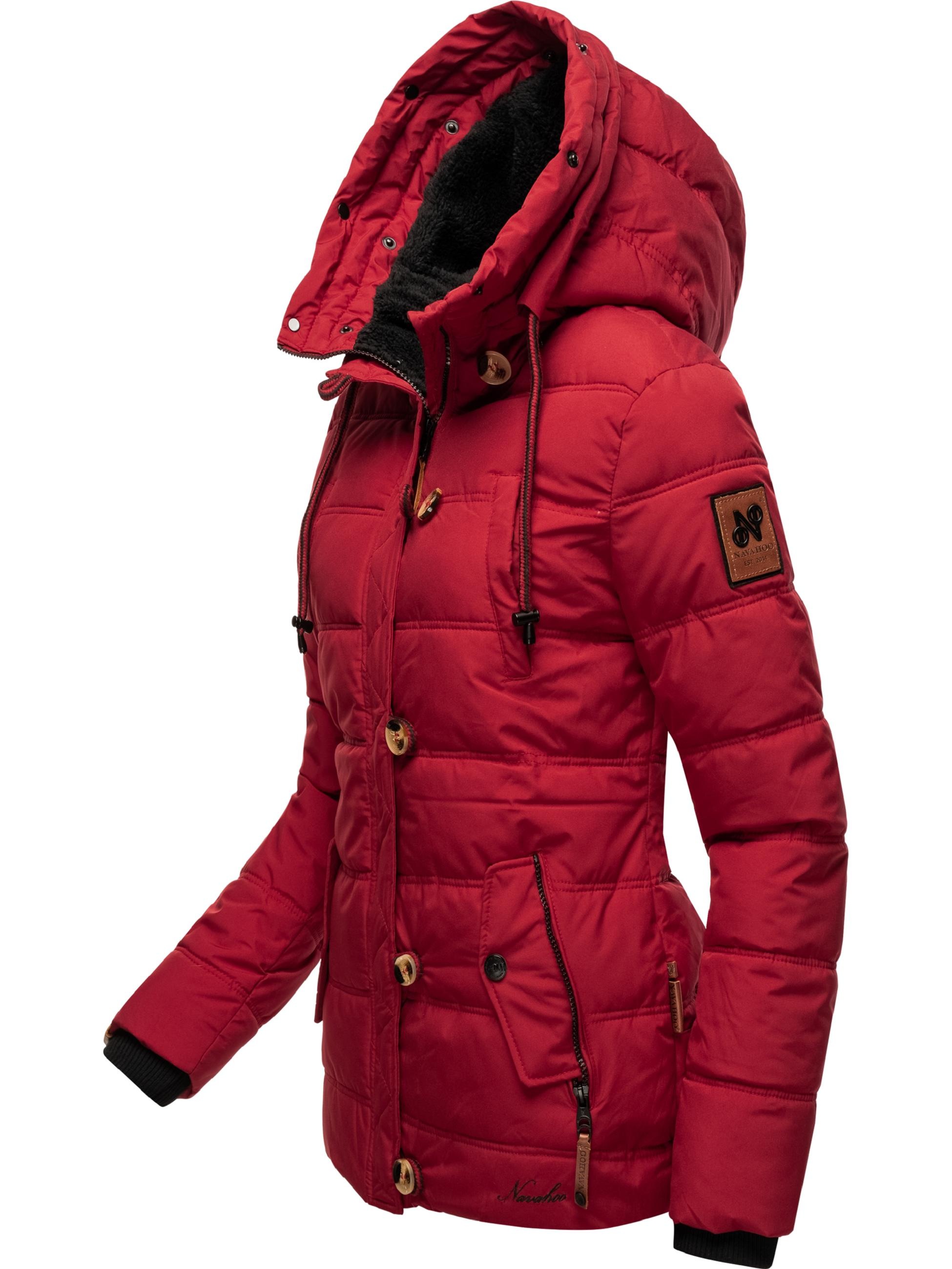 Navahoo Winterjacke »Winterjacke Zoja«, mit Kapuze, stylische Steppjacke mit Kunstpelz Kapuze