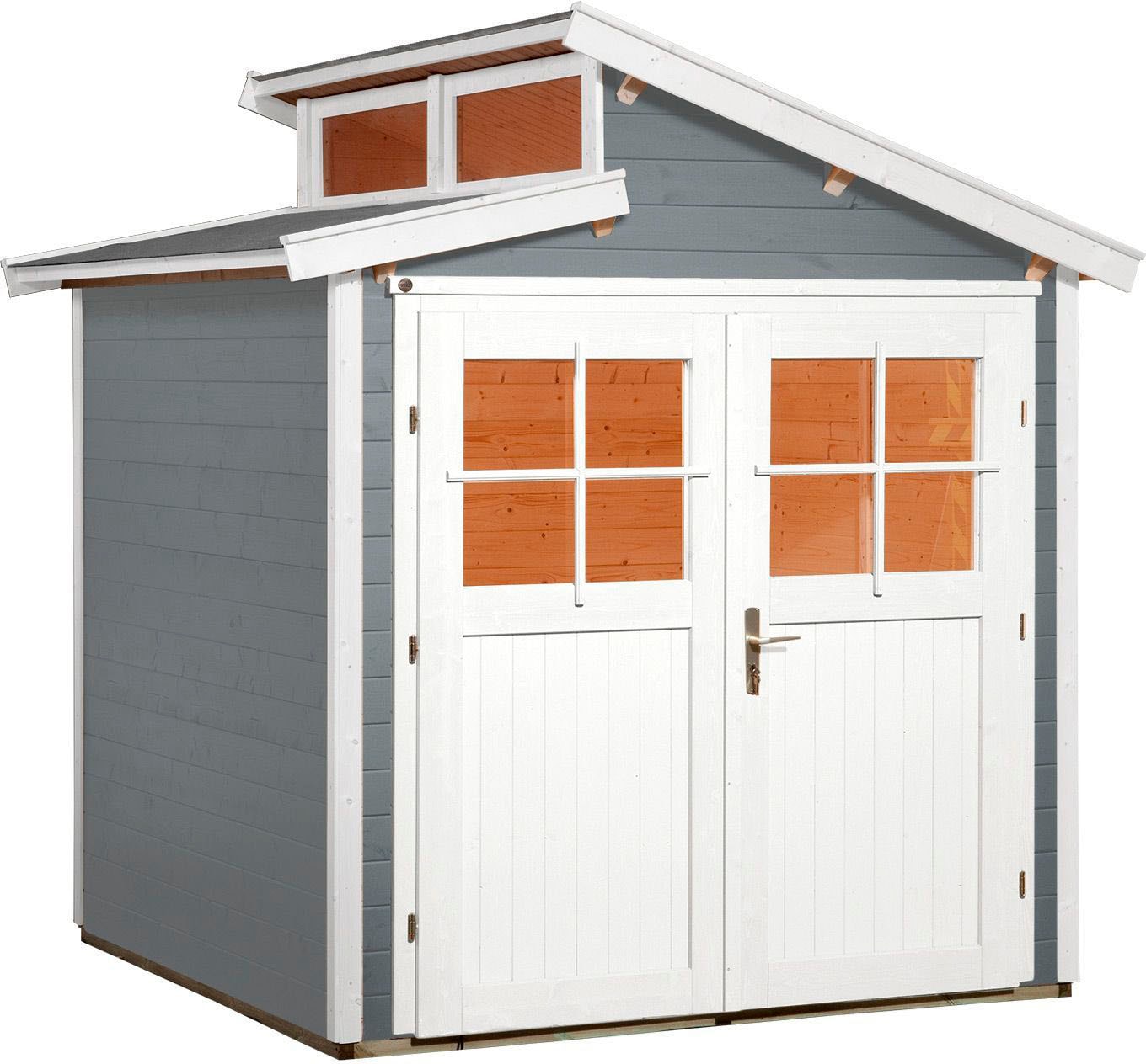 Weka Gartenhaus »226 Gr.1, grau, 21 mm« in grau