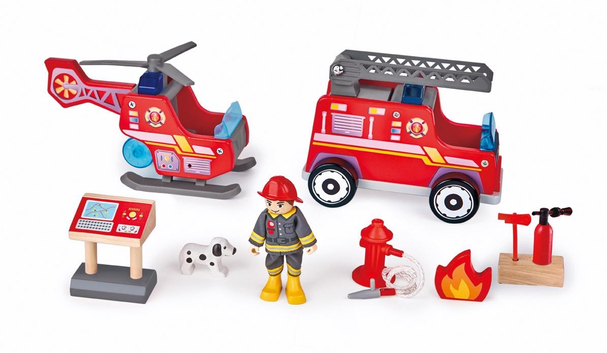 Hape Spiel-Feuerwehrwache »Großstadt-Feuerwache«, aus Holz