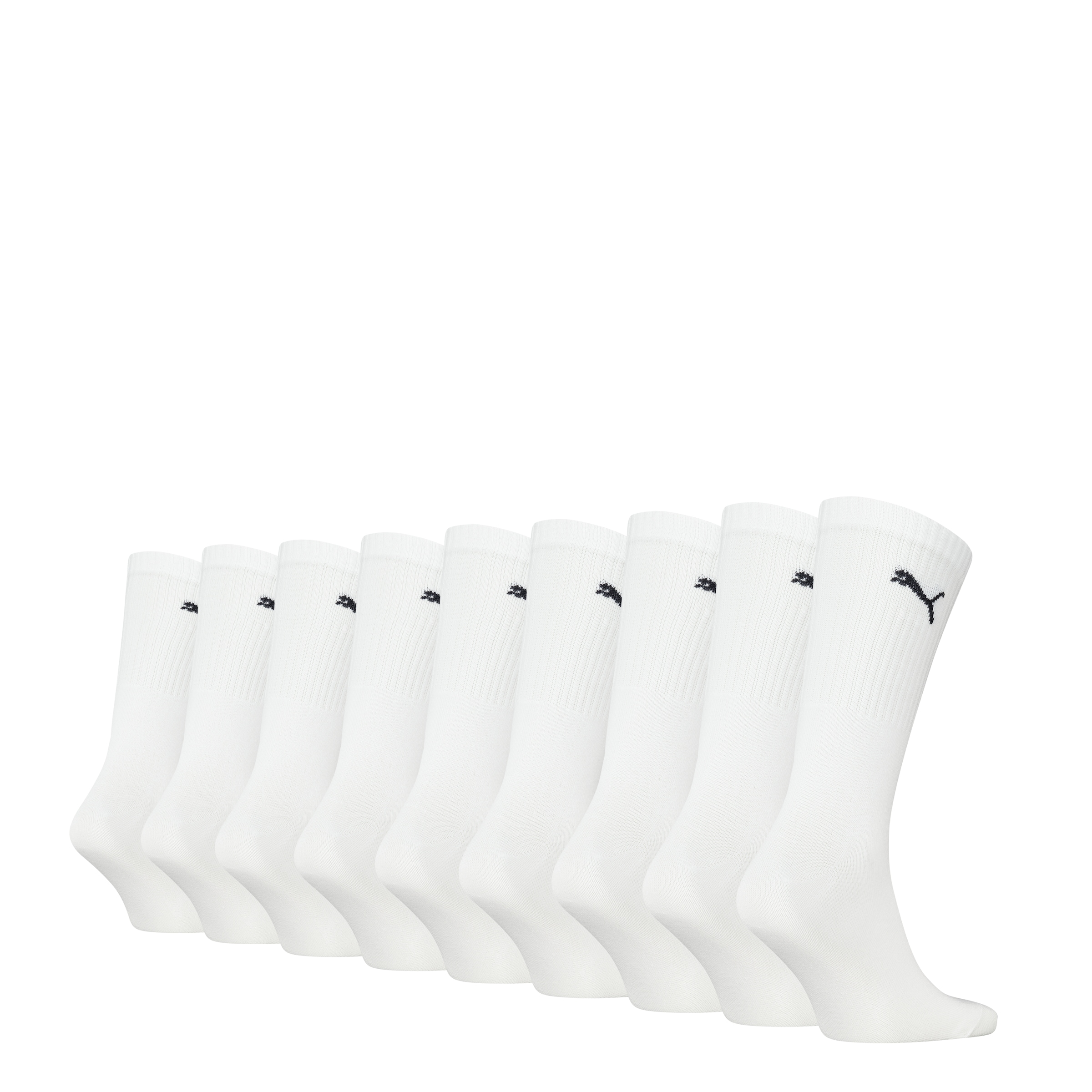 PUMA Socken »PUMA CREW SOCK 9P ECOM« 9 Paar, 9 Paar tlg. Tennissocken, atmungsaktiv, feuchtigkeitsregulierend