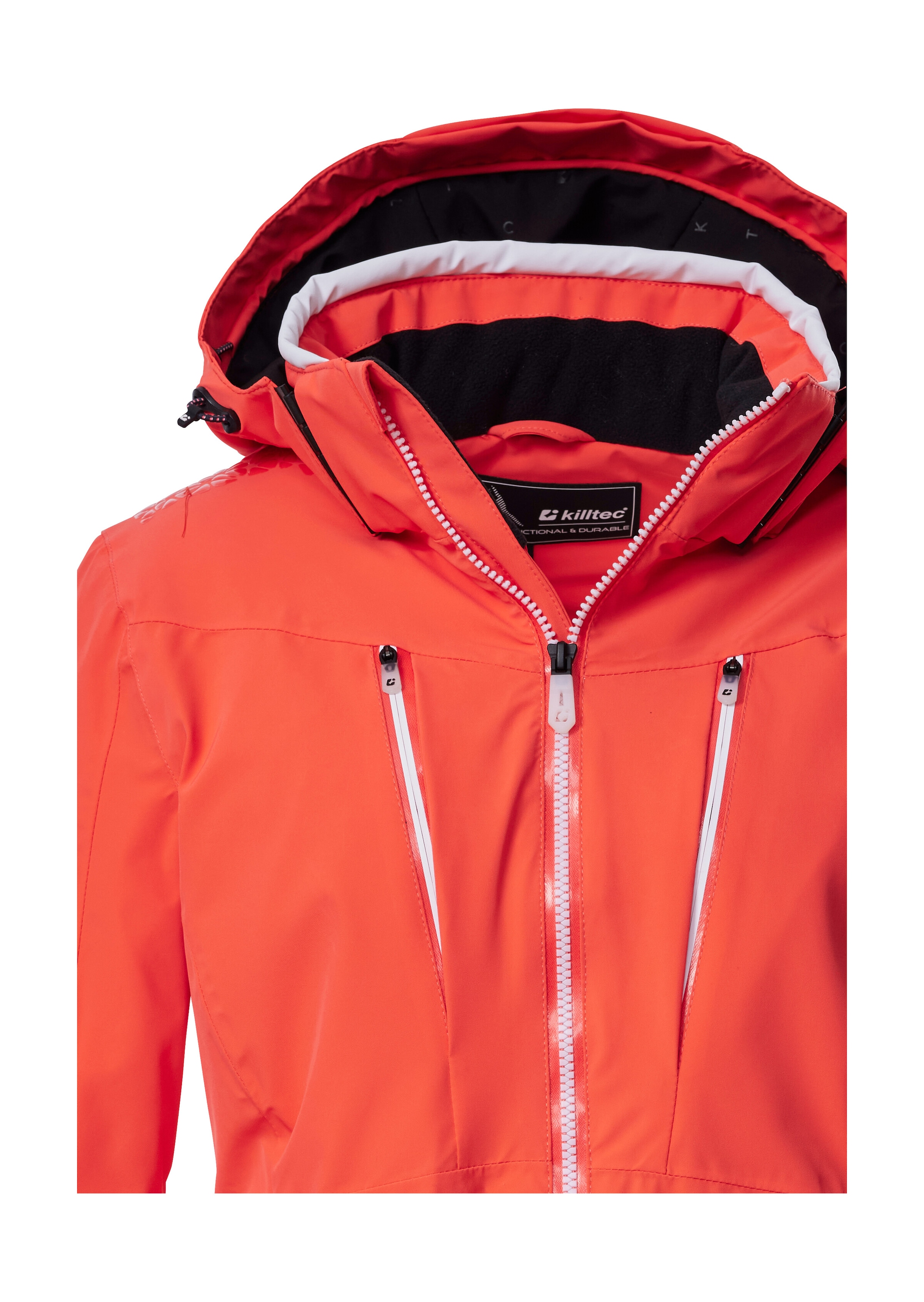 Killtec Skijacke »KSW 42 WMN SKI JCKT« Wasserdicht, atmungsaktiv, 4-Wege-Stretch, viele Taschen, recycelt
