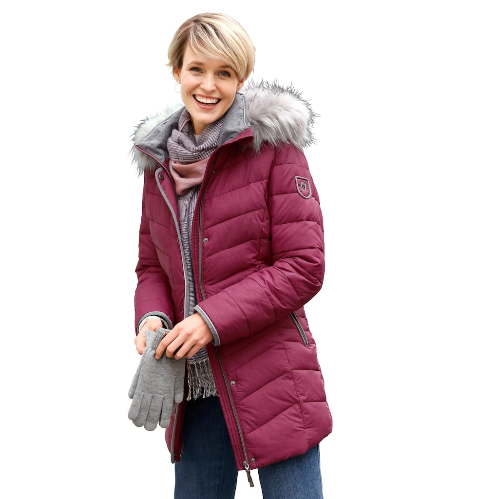 Casual Looks Steppjacke, mit Kapuze