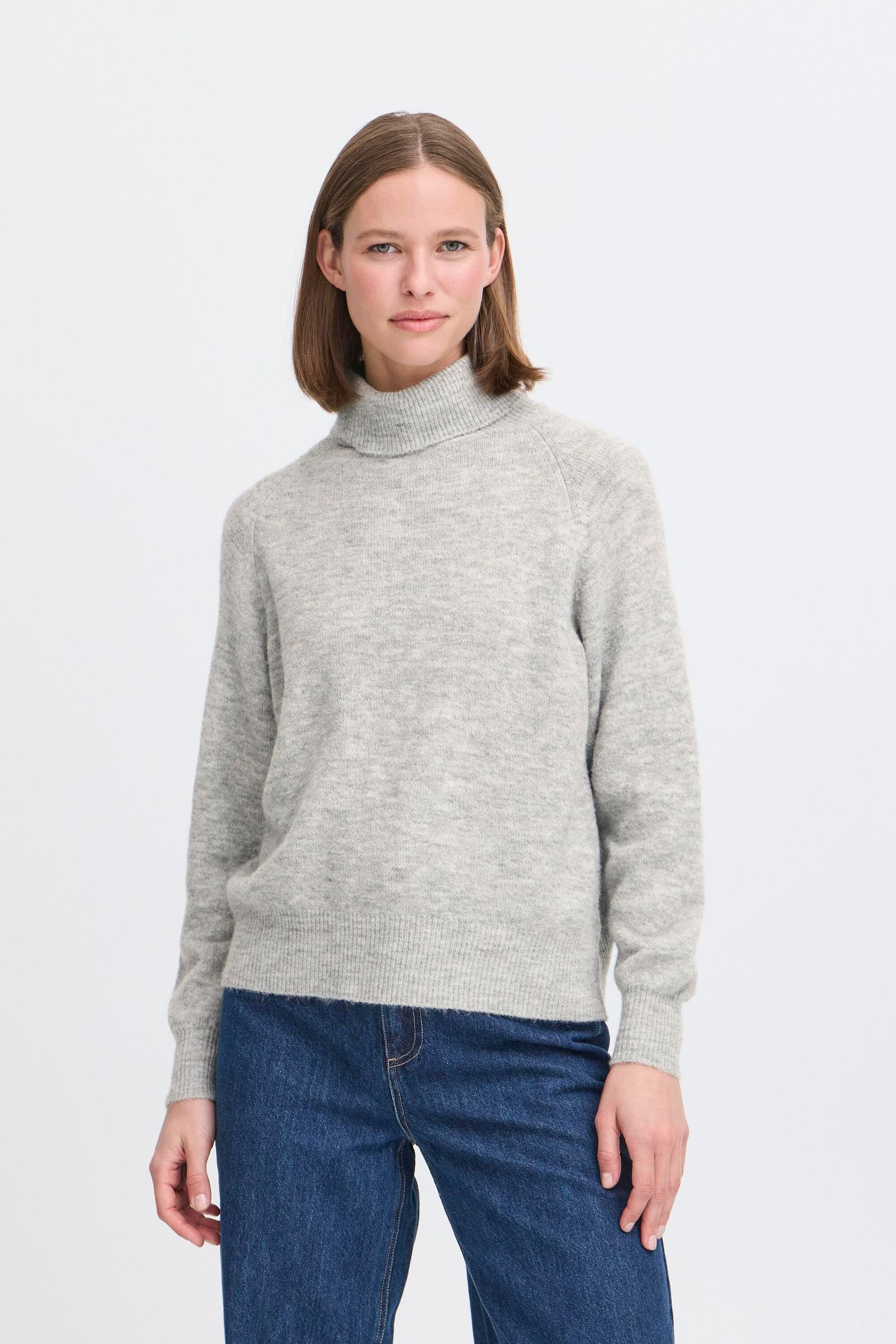 b.young Strickpullover »Damen Strickpullover langarm BYMONNA«