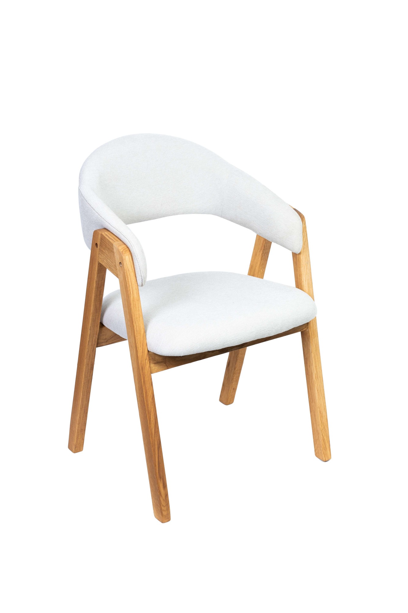 OTTO home Armlehnstuhl »Arco Polsterstuhl, Esszimmerstuhl, Küchenstuhl, 4-Fußstuhl« () 2 Stk.Bequem und stilvoll. Gepolstert. Massivholzbeine