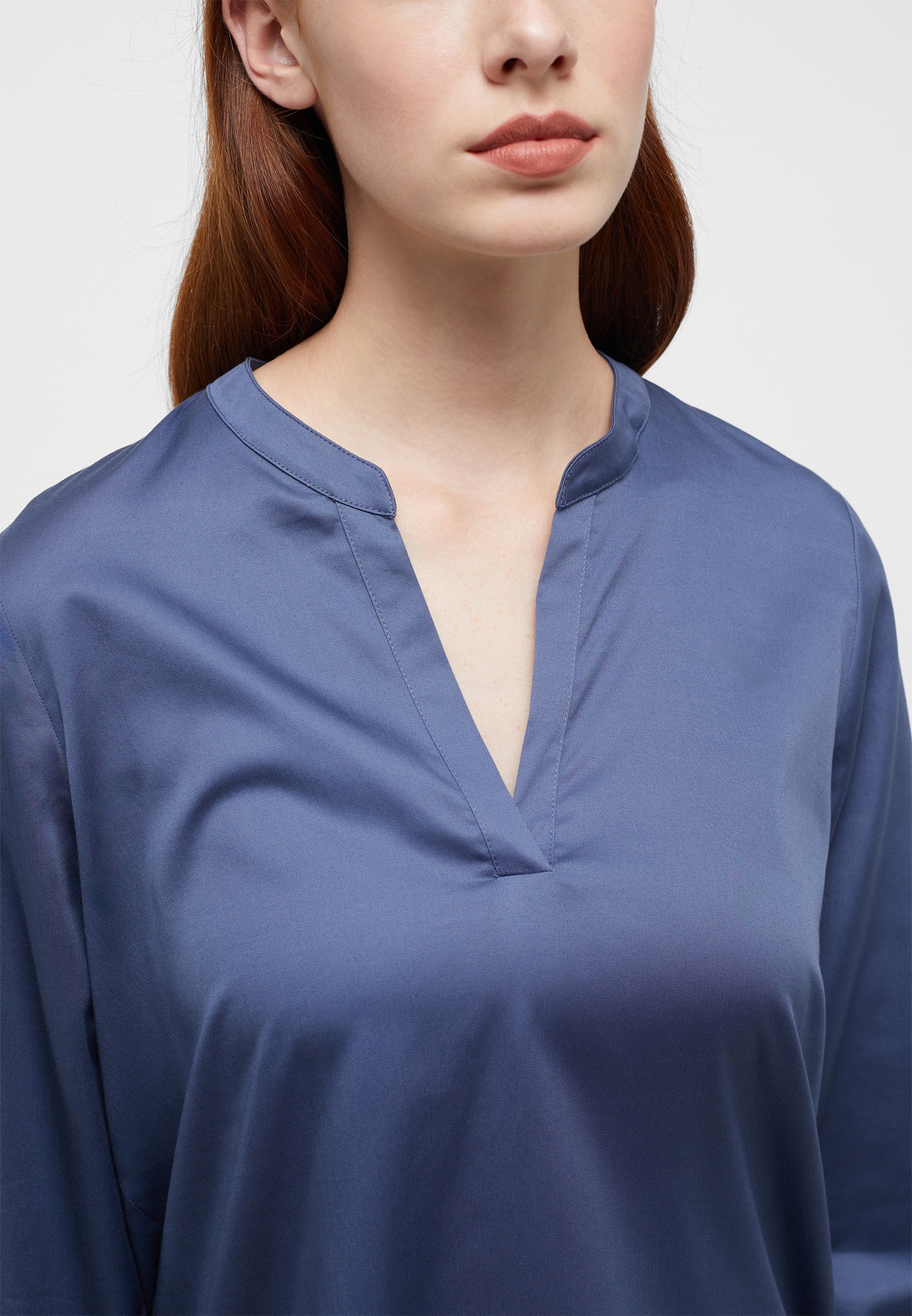 Eterna Longbluse »LOOSE FIT«, EASY IRON (bügelleicht)