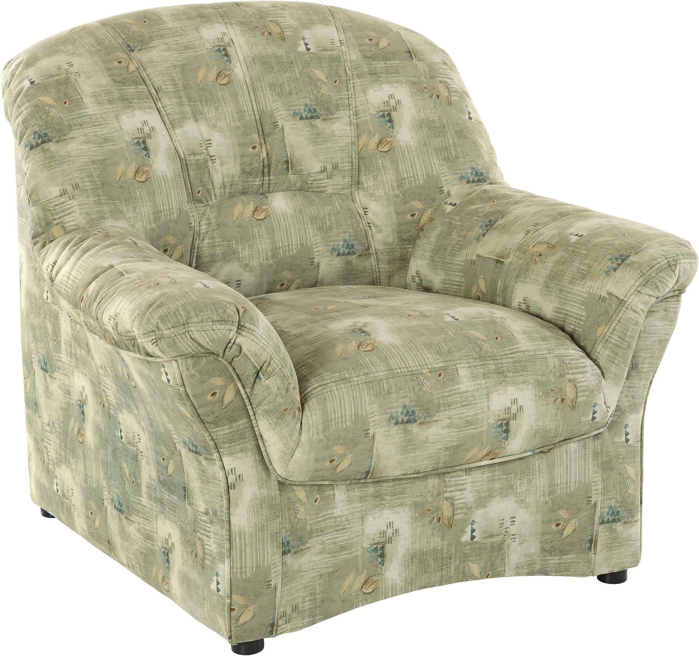 DOMO collection Sessel »Bahia belastbar bis 140kg/ Sitz«, Microfaser MELROSE®, mocca