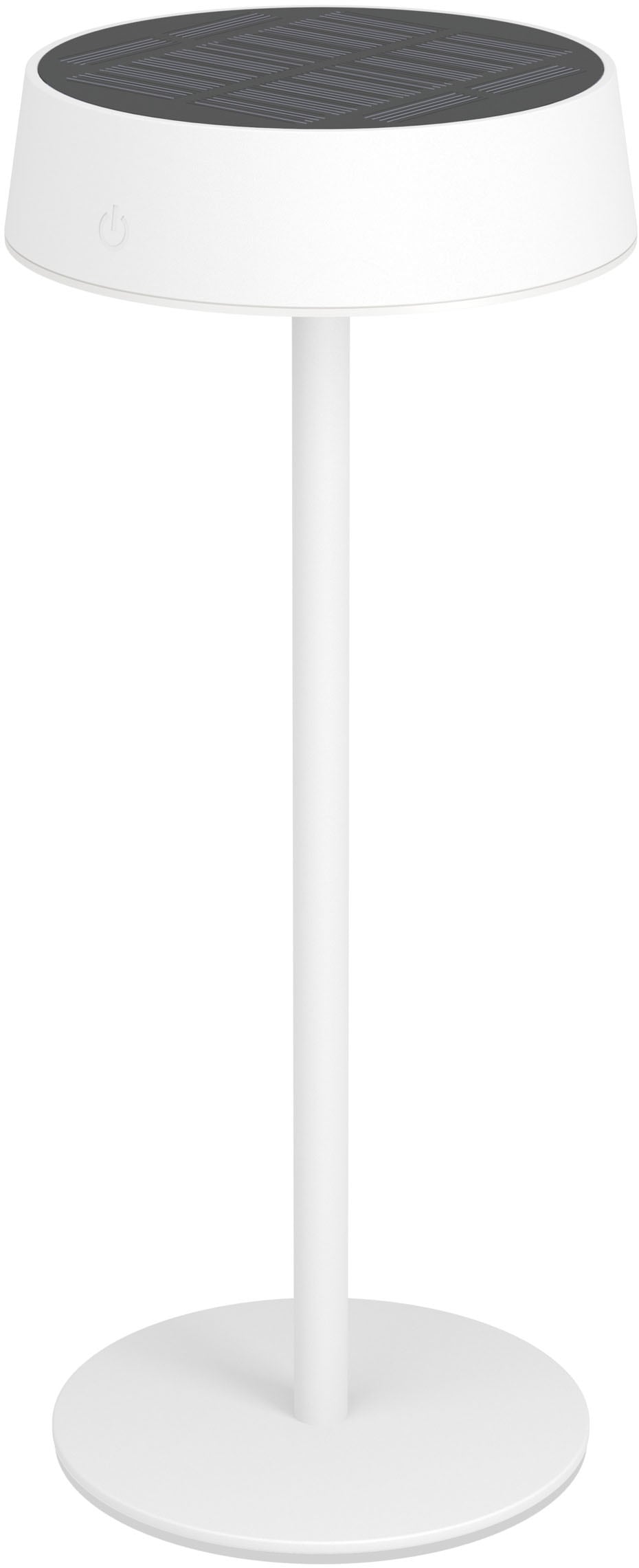 EGLO Tischleuchte »SIMERI Tischlampe - Stahl - SOLAR-LED - 3W - IP44« LED-Modul 1 Stk. Kaltweiß | Neutralweiß | Warmweiß Solarleuchte, Außentischleuchte, Akku, Leselampe, H31 x Ø13 cm