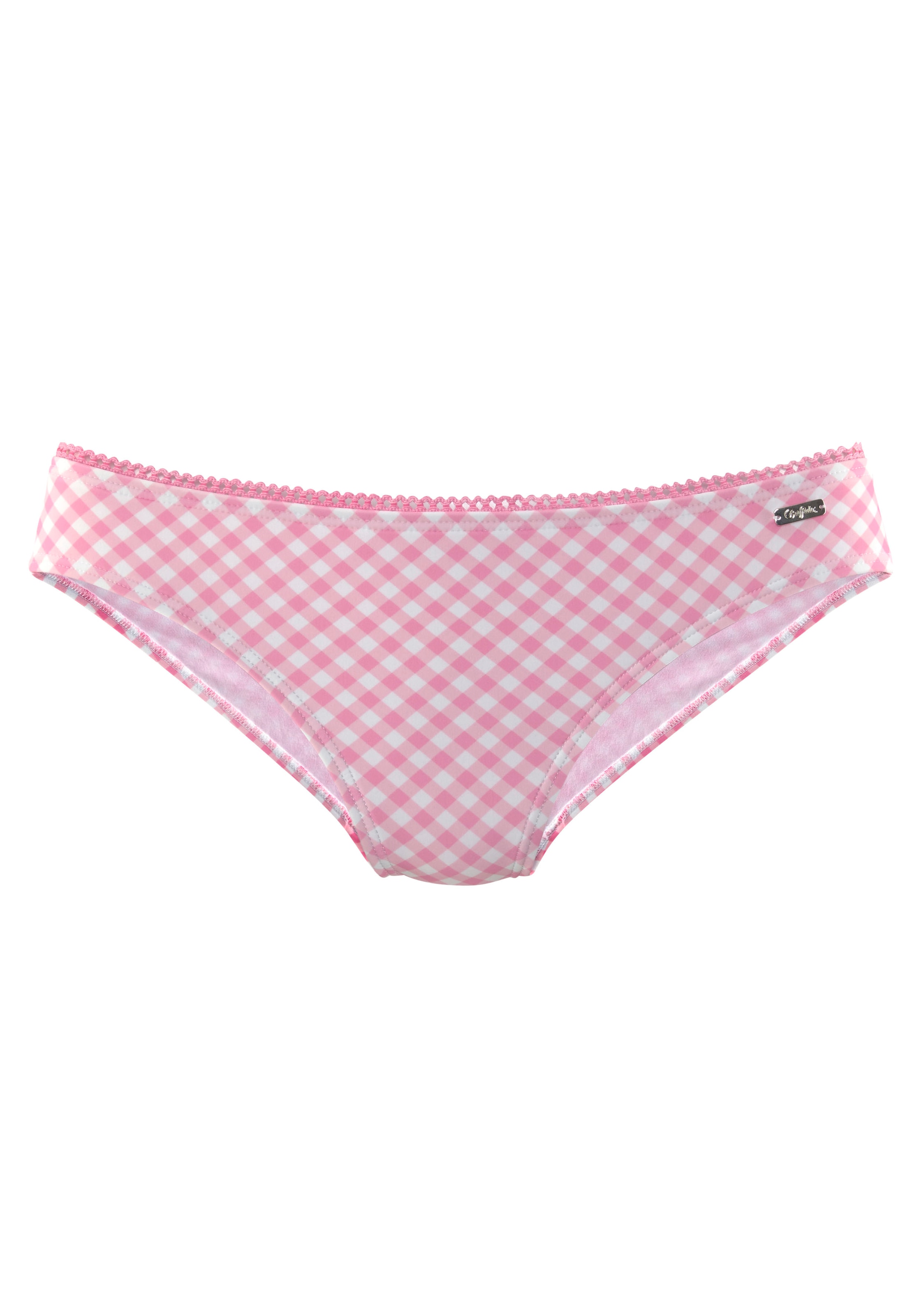 Buffalo Bikini-Hose »Karo«, mit Zierborte