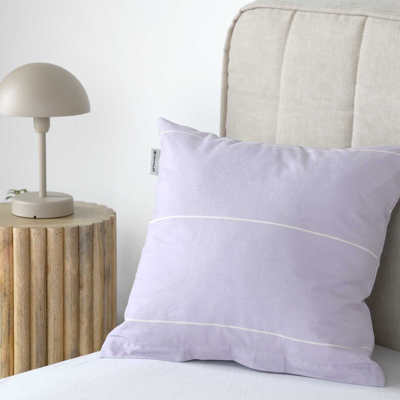 TOM TAILOR HOME Kissenbezug »Bold Check« in Soft-Renforcé Qualität