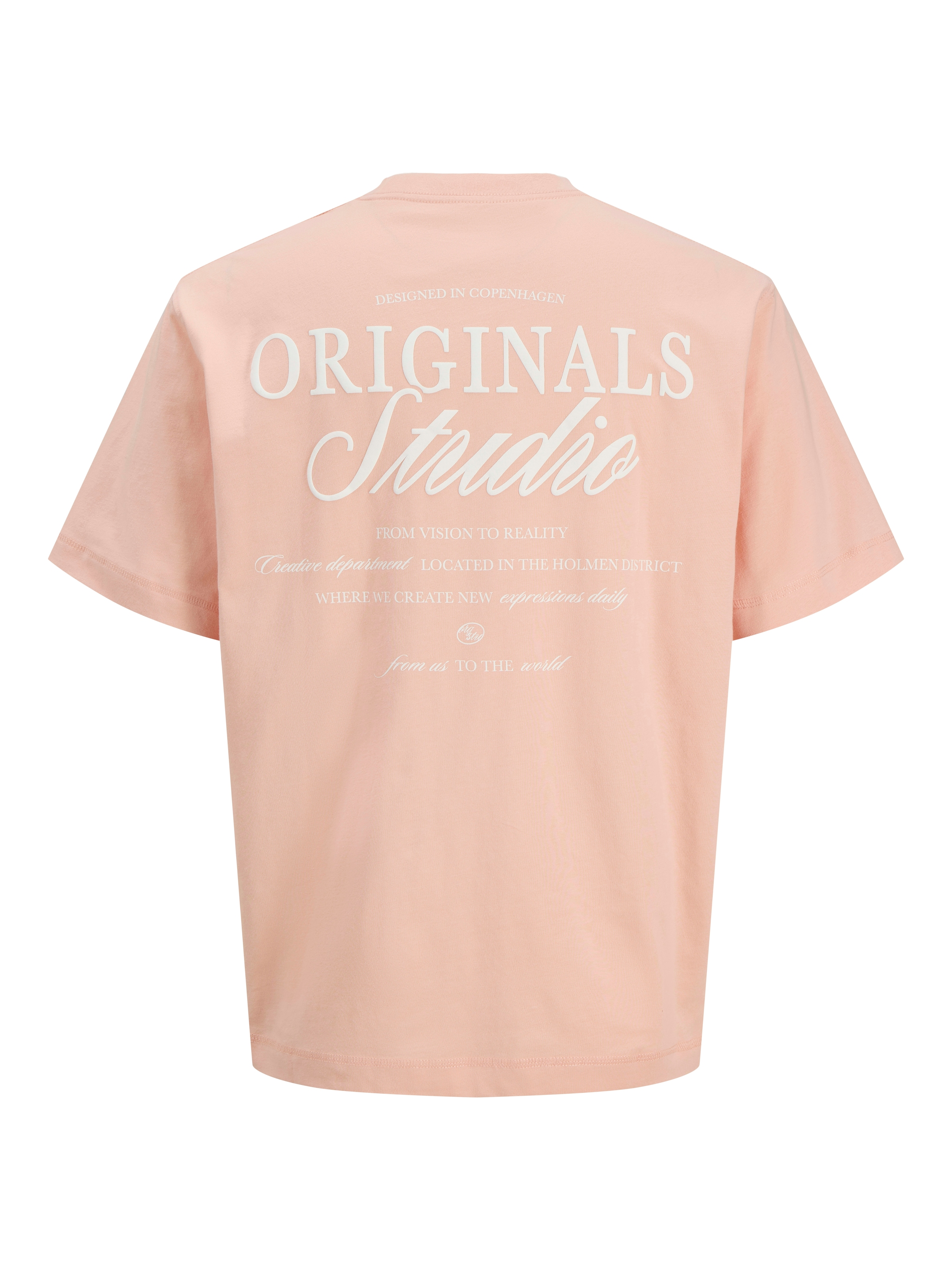 Jack & Jones Kurzarmshirt »JORNORREBRO TYPO TEE SS CREW NECK NOOS« Baumwolle, relaxed fit