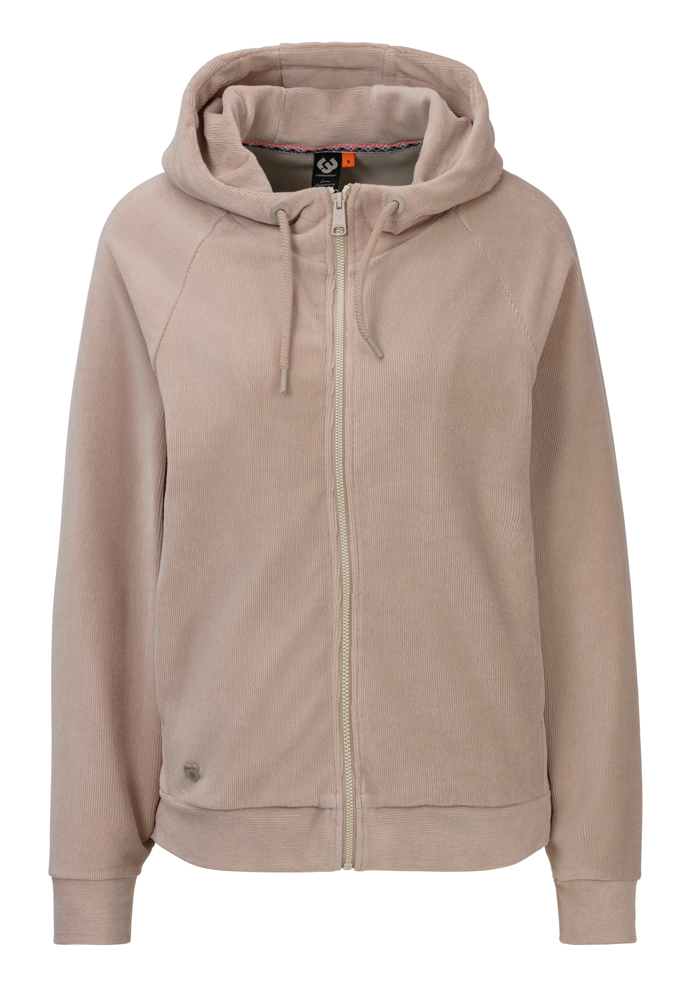 Ragwear Kapuzensweatjacke »CORDULY«, weiche Nickiware