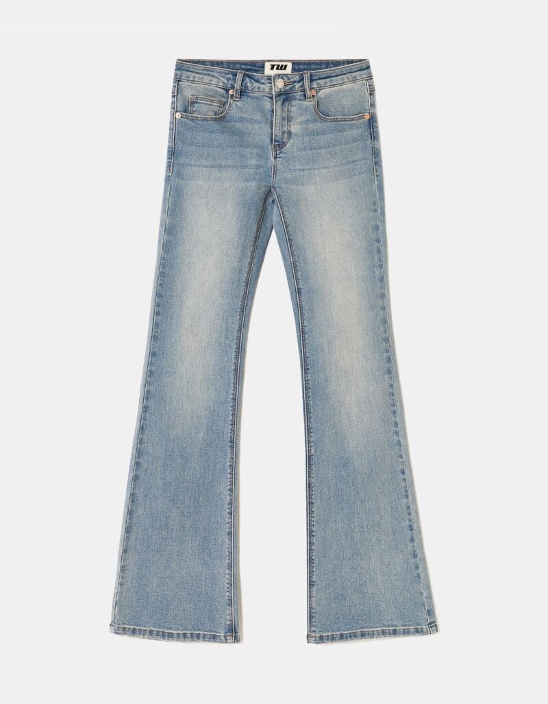 Tally Weijl Bootcut-Jeans »SPADESASSY2« Baumwollmischung, Low Waist
