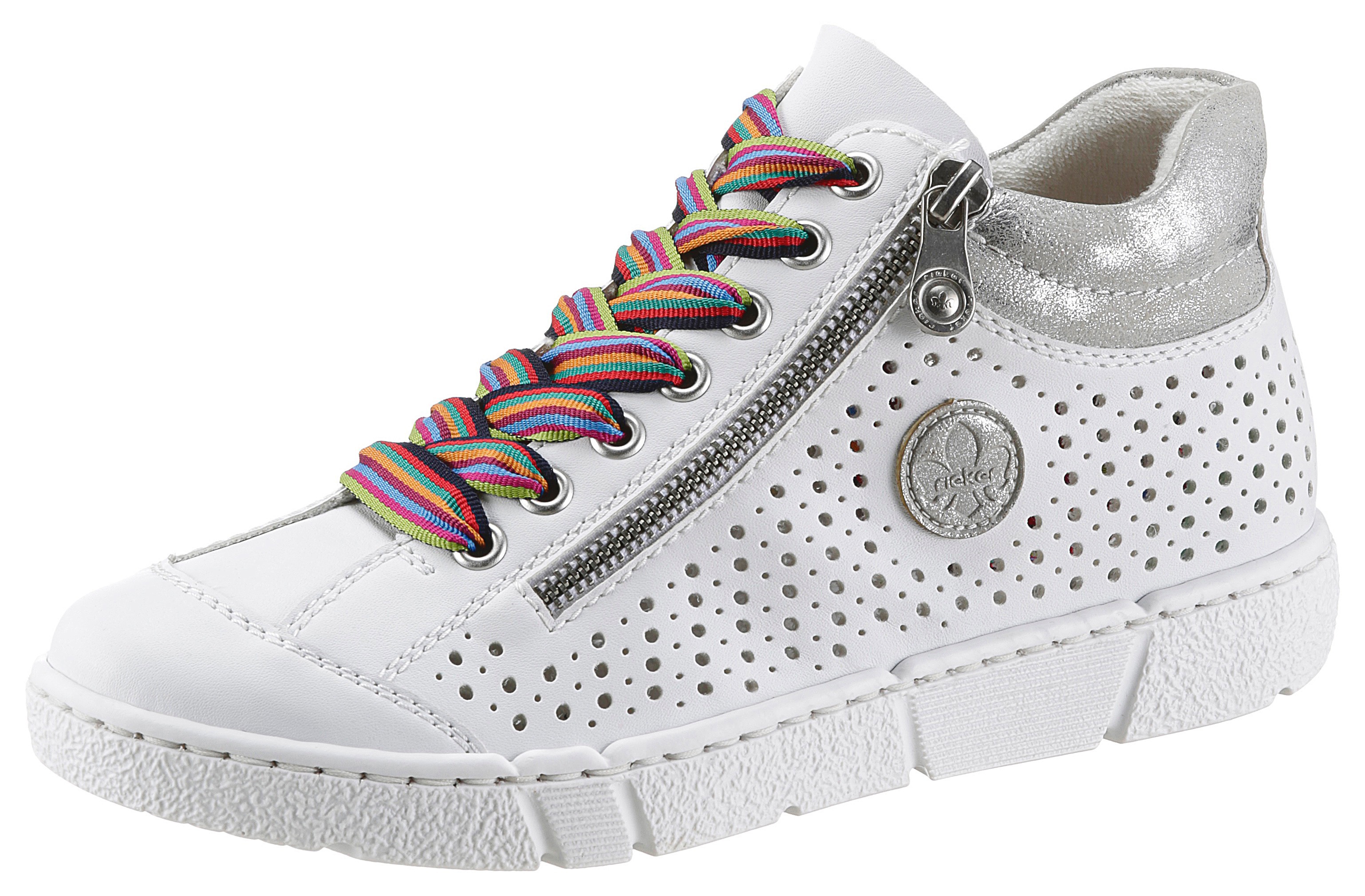 Rieker Sneaker, mit luftdurchlässiger Perforation