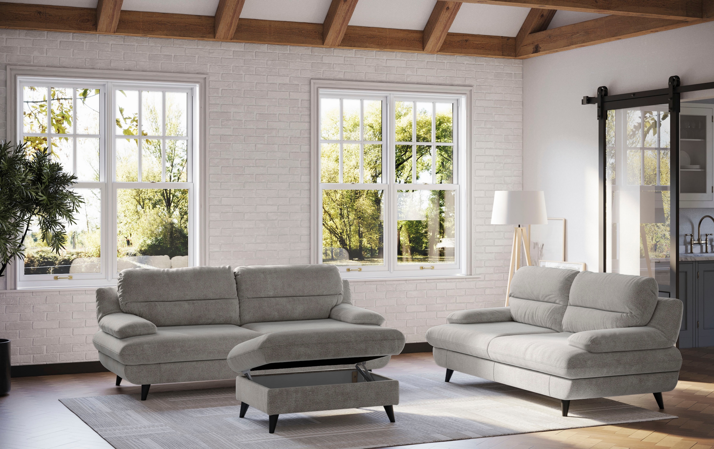 COTTA Stauraumhocker »Pike, B: 102 cm« mit Stauraum