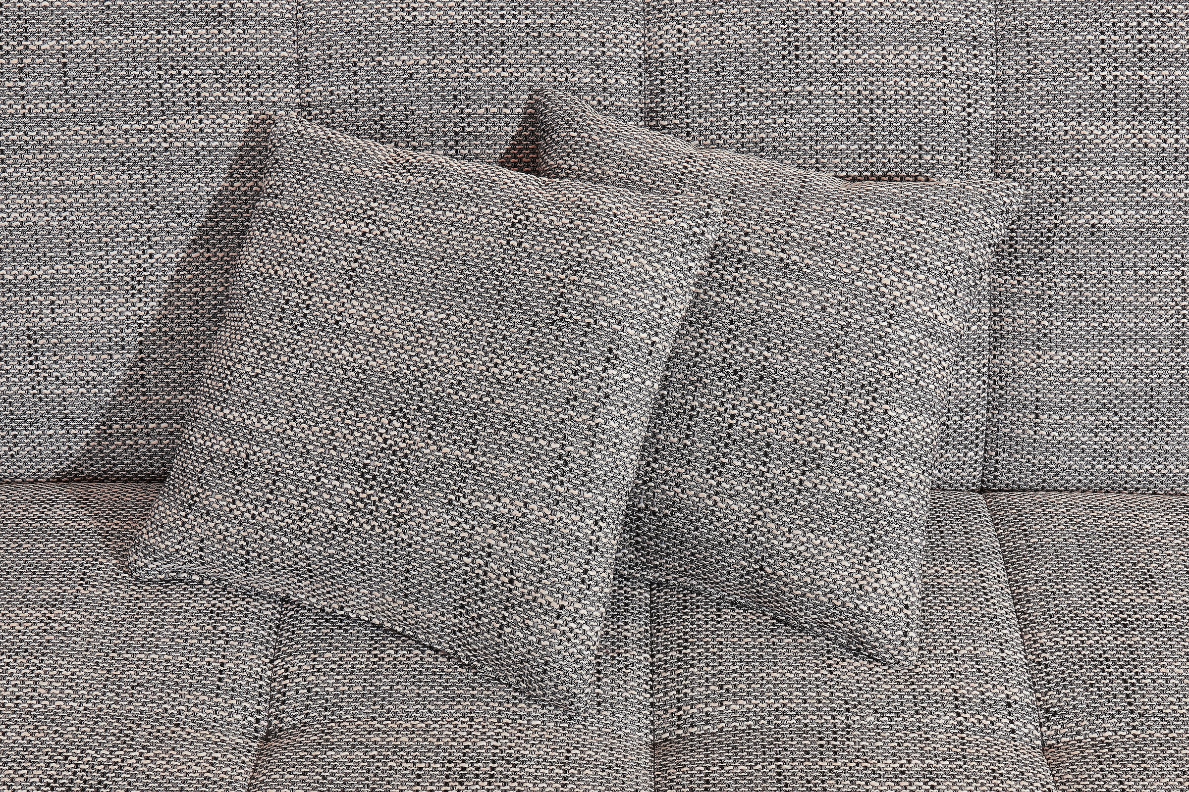 DOMO collection Ecksofa »Moric, L-Form, XXL-Sofa - Breite 300cm«, wahlweise mit Bettfunktion und Armteilverstellung, schwarz-weiß-grau