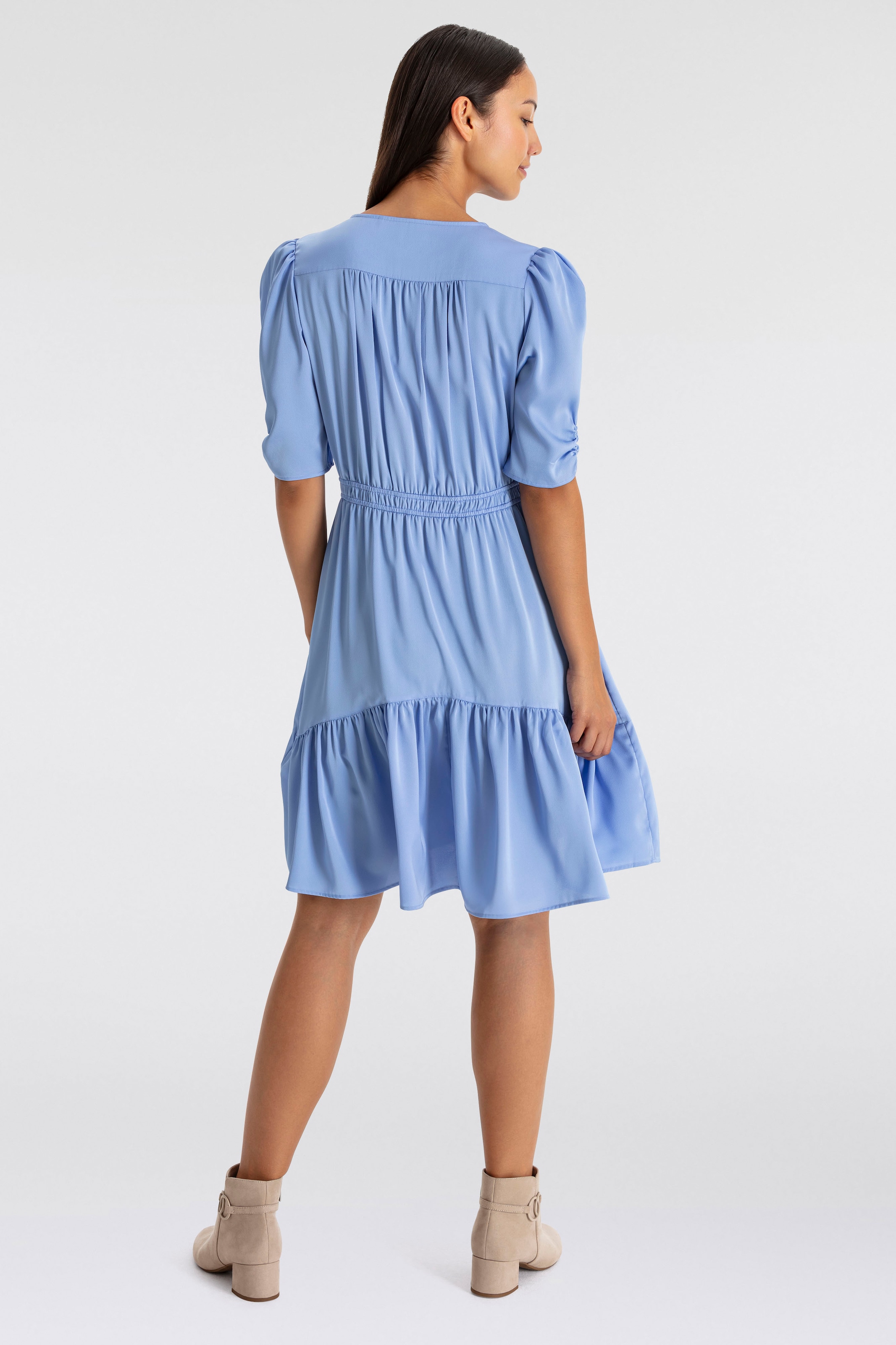 BOSS ORANGE Blusenkleid »C_Dizziano_1«, mit Raffungen