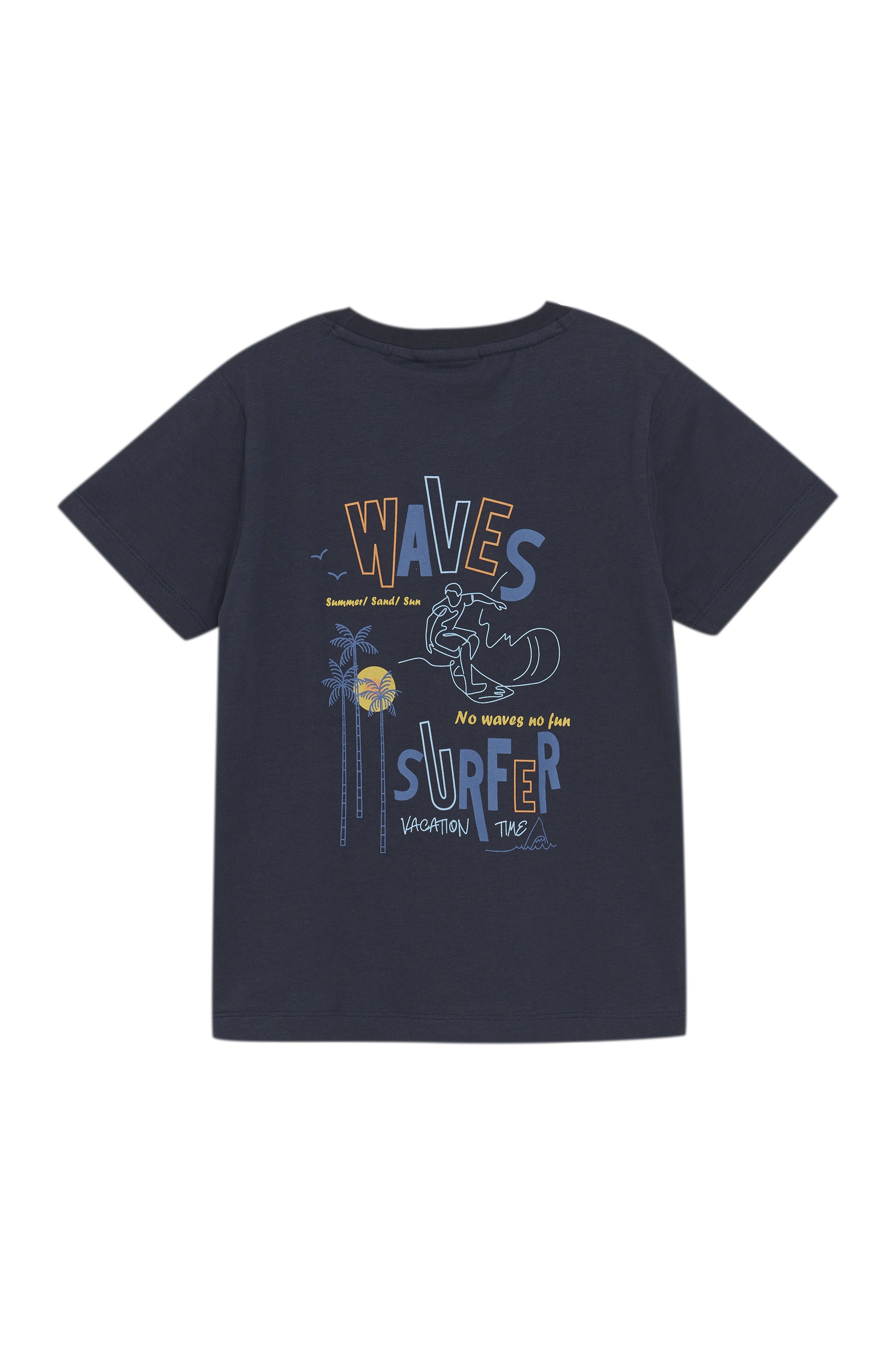COLOR KIDS Rundhalsshirt »Rundhalsshirt COT-shirt W. 2 Print - S/S«